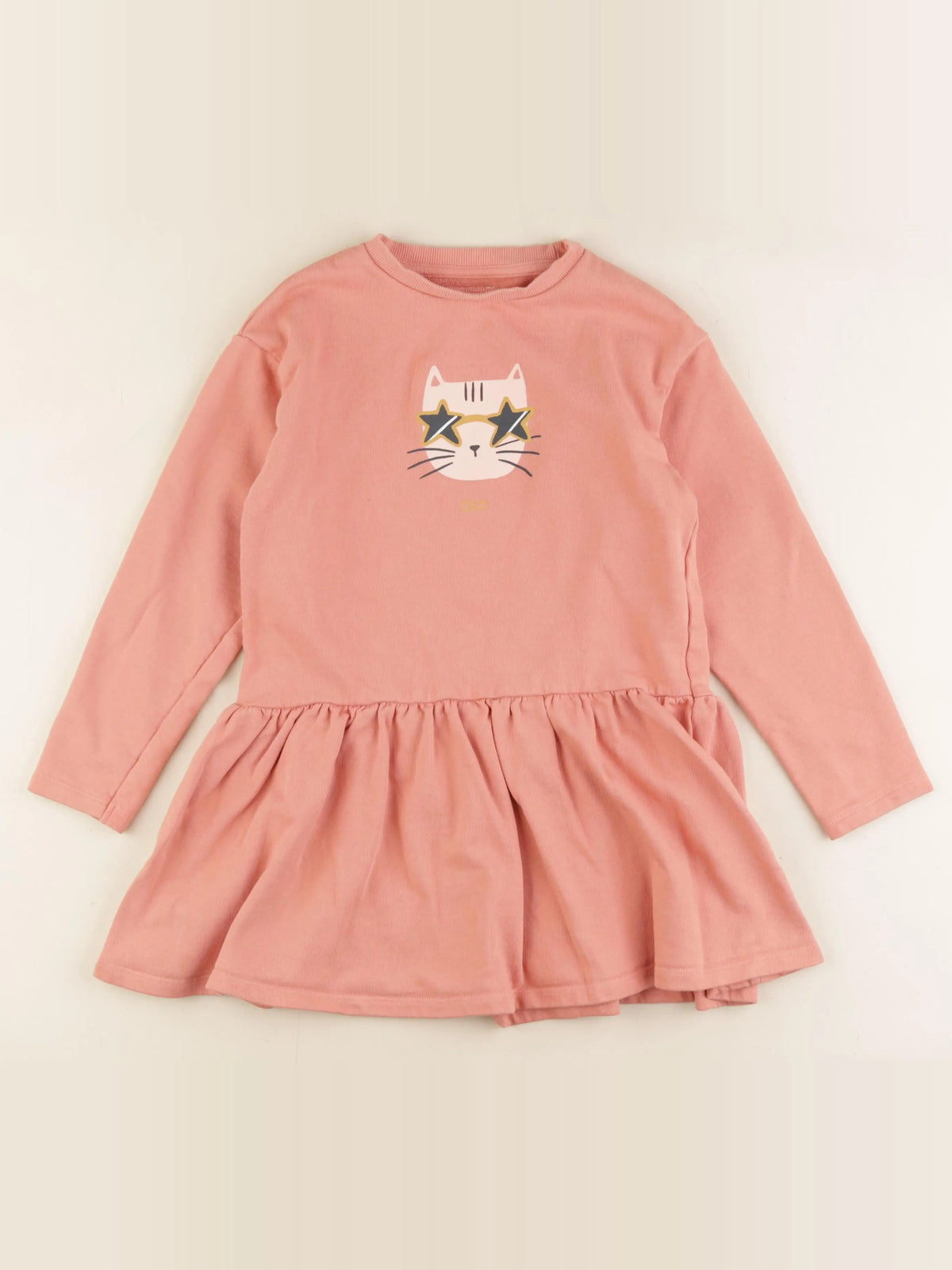 Vertbaudet - robe rose - 8 ans