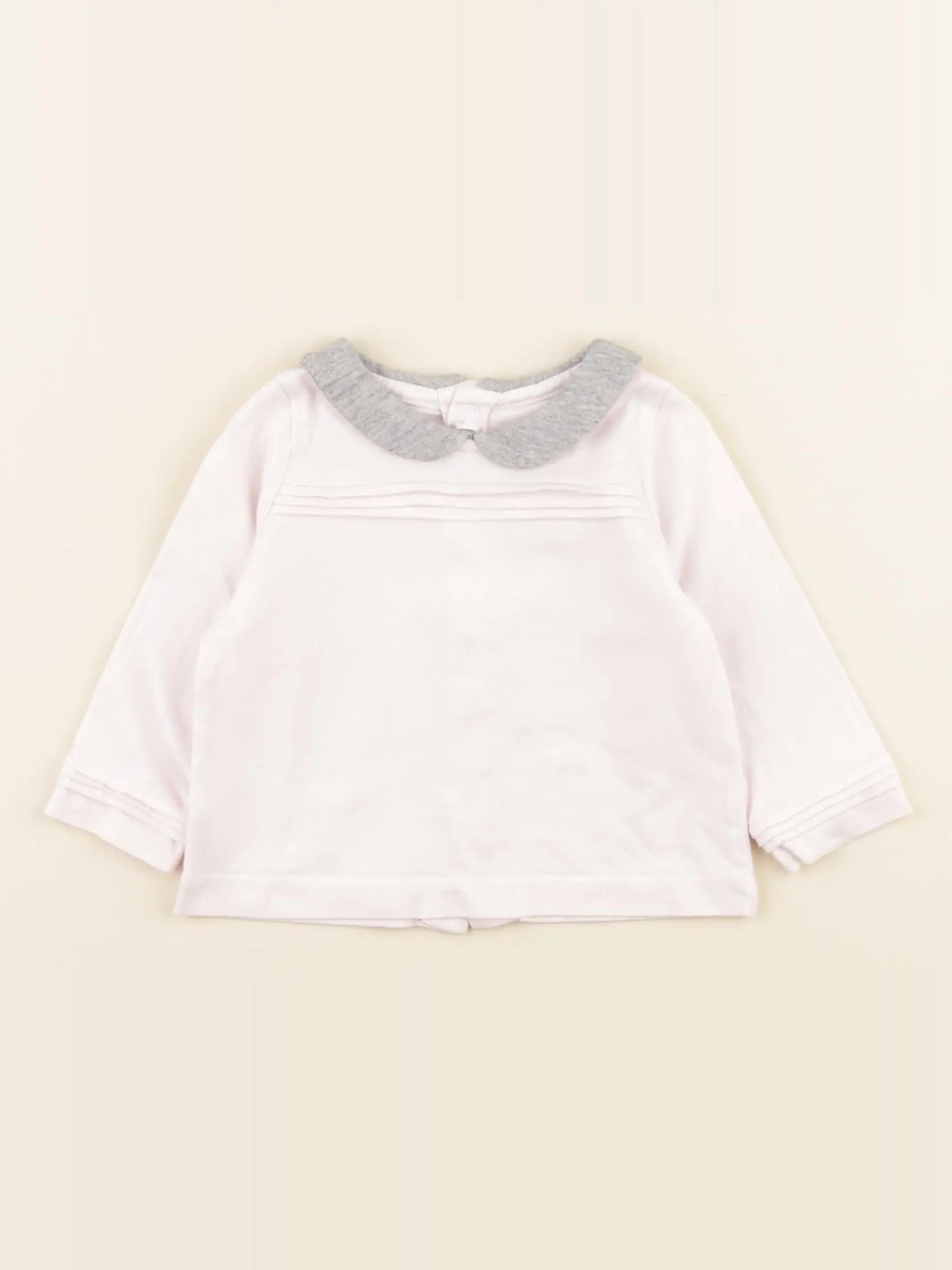 Natalys - tee-shirt rose - 6 mois