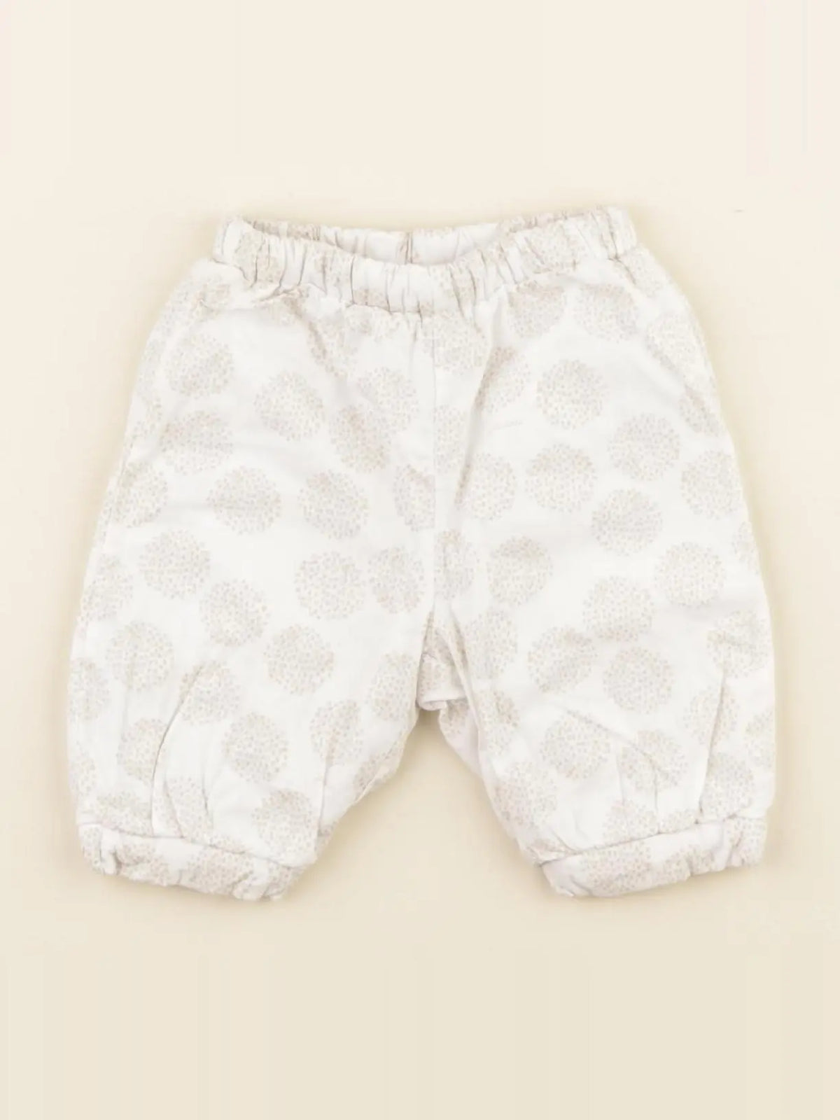 Jacadi - pantalon doublé blanc - 1 mois