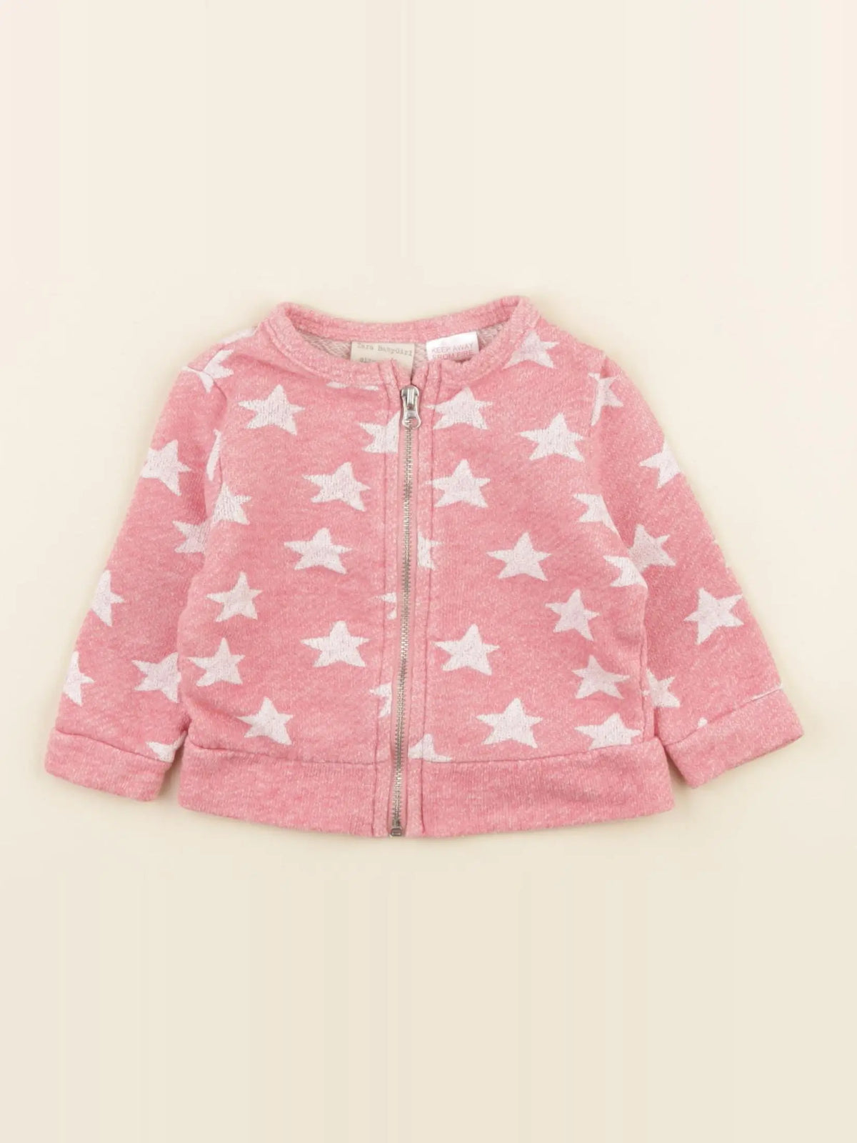 Zara - sweat rose - 3/6 mois