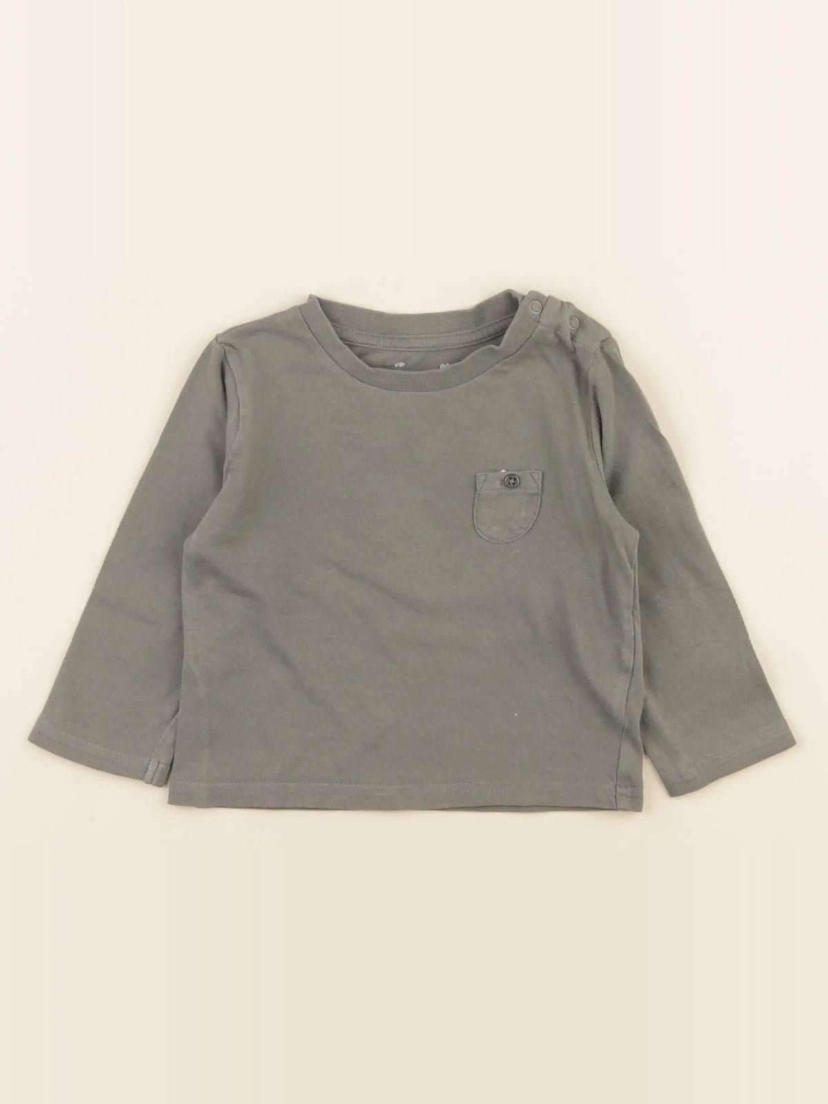 Vertbaudet - tee-shirt vert - 6/9 mois