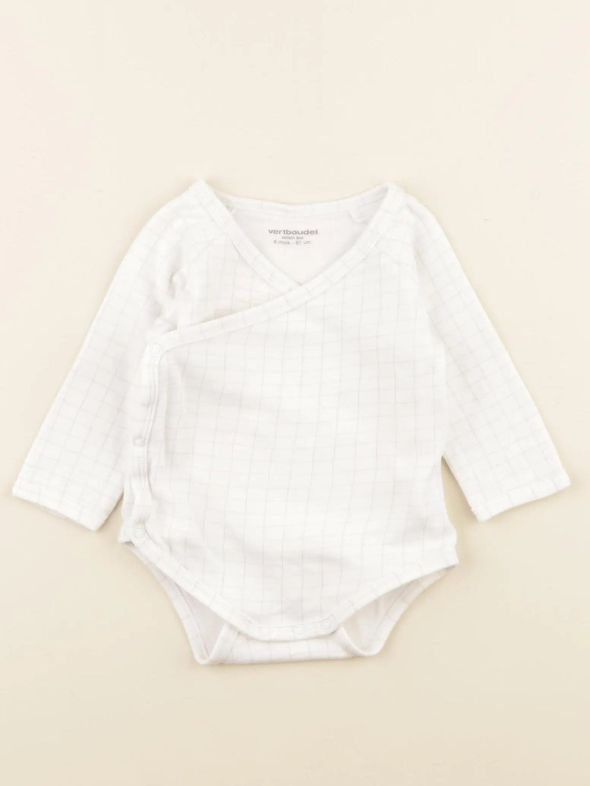 Vertbaudet - body rose - 6 mois