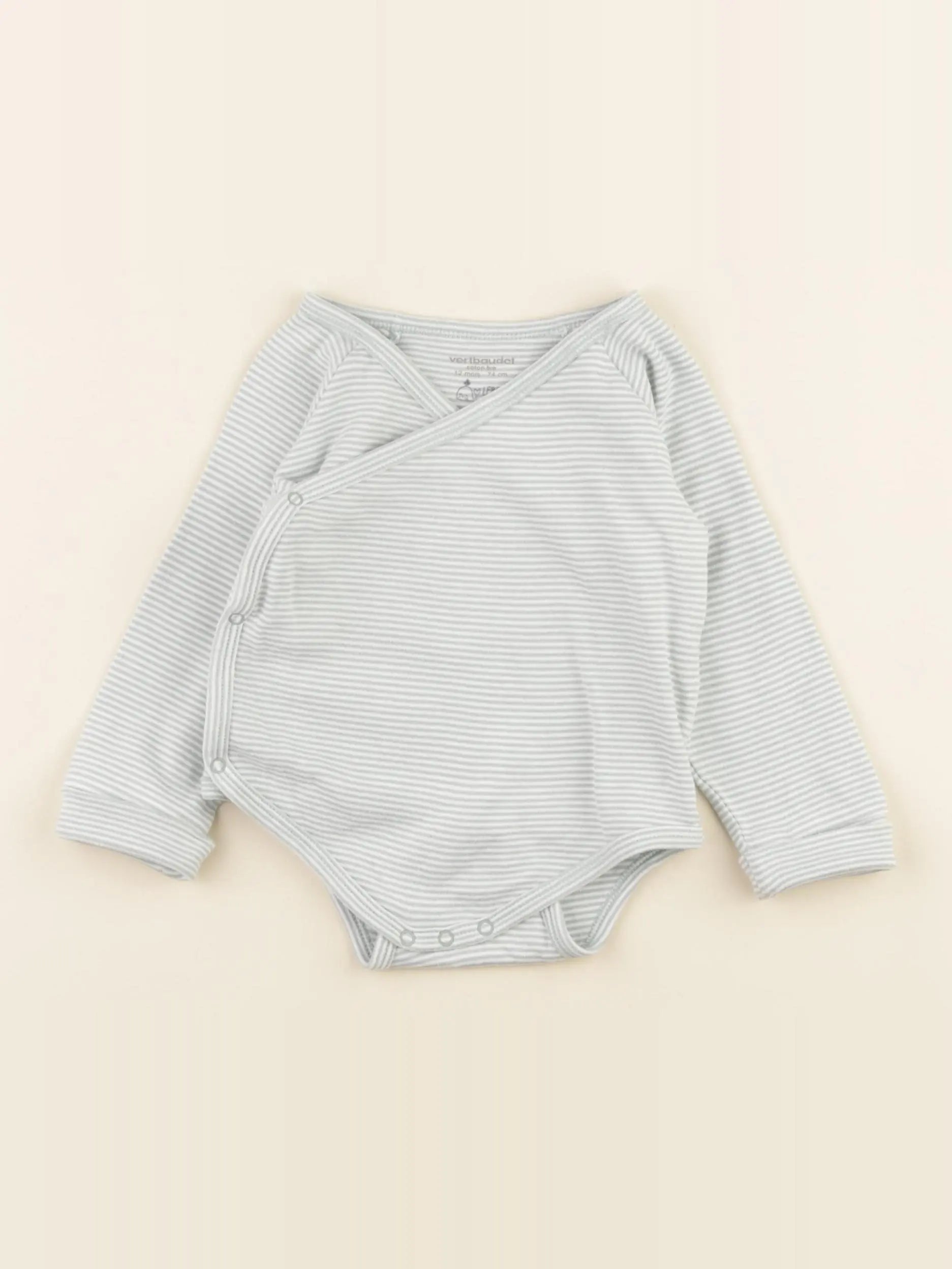 Vertbaudet - body vert - 12 mois