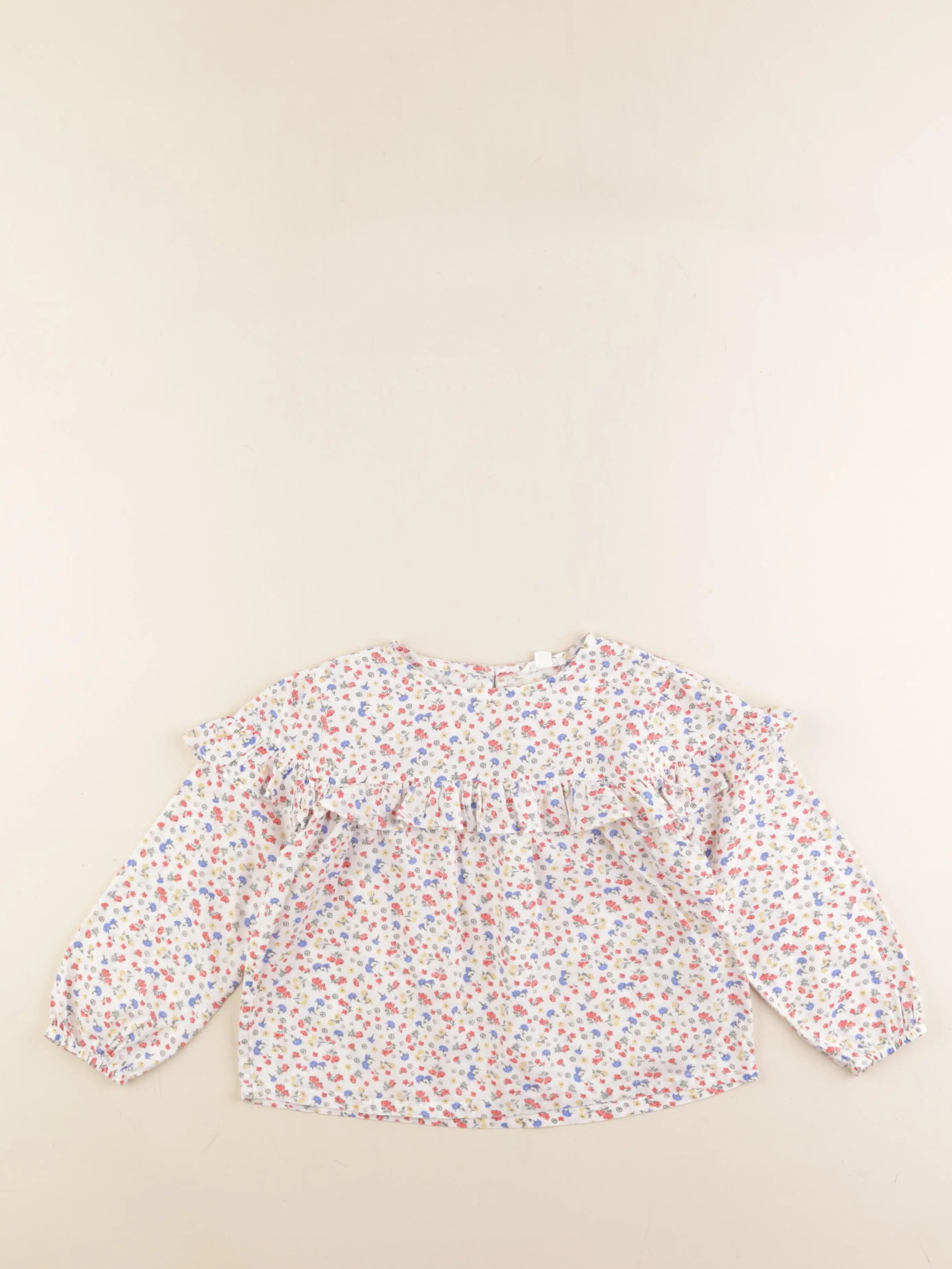 Vertbaudet - blouse multicolore - 4 ans