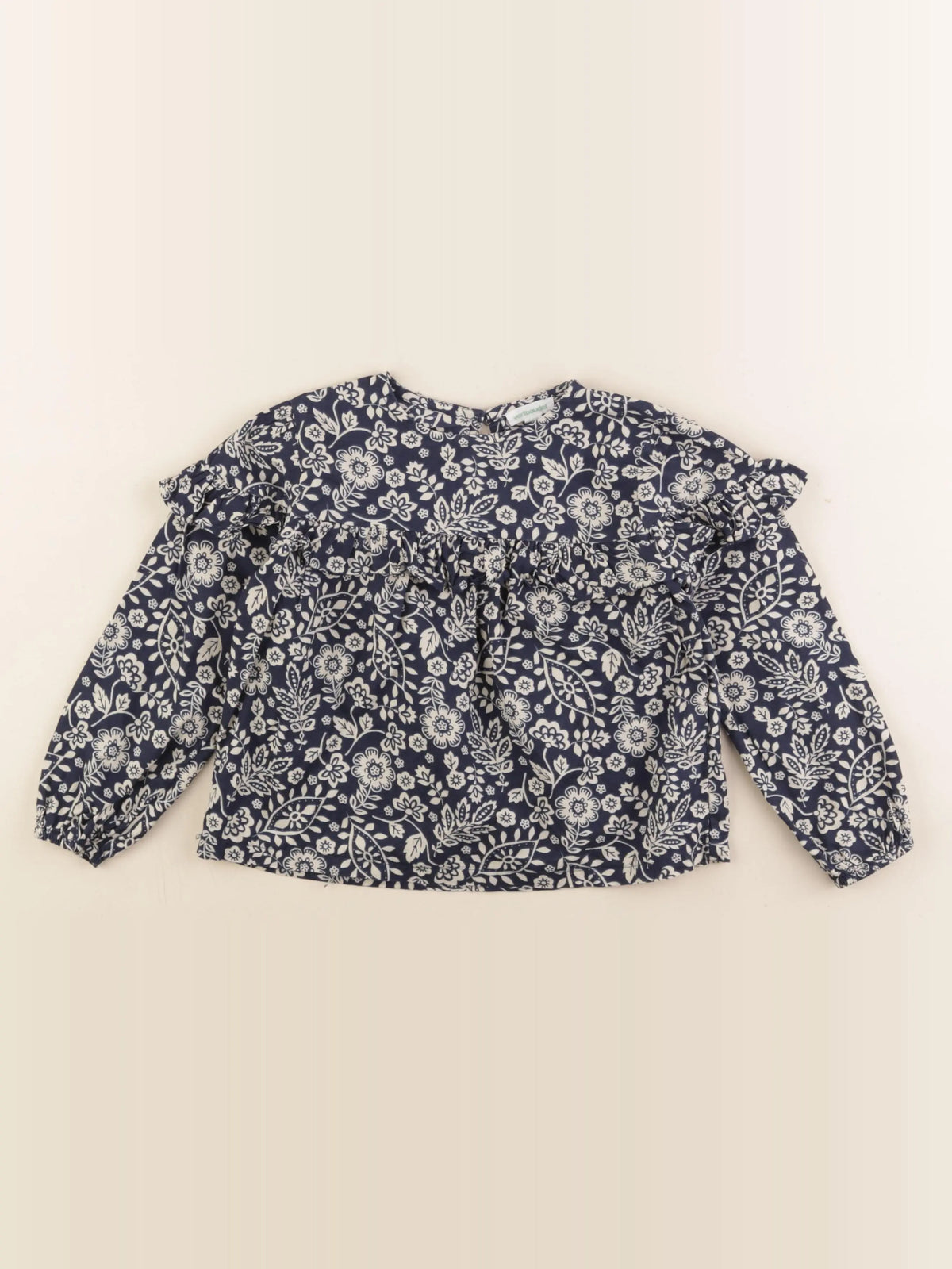 Vertbaudet - blouse bleu - 4 ans