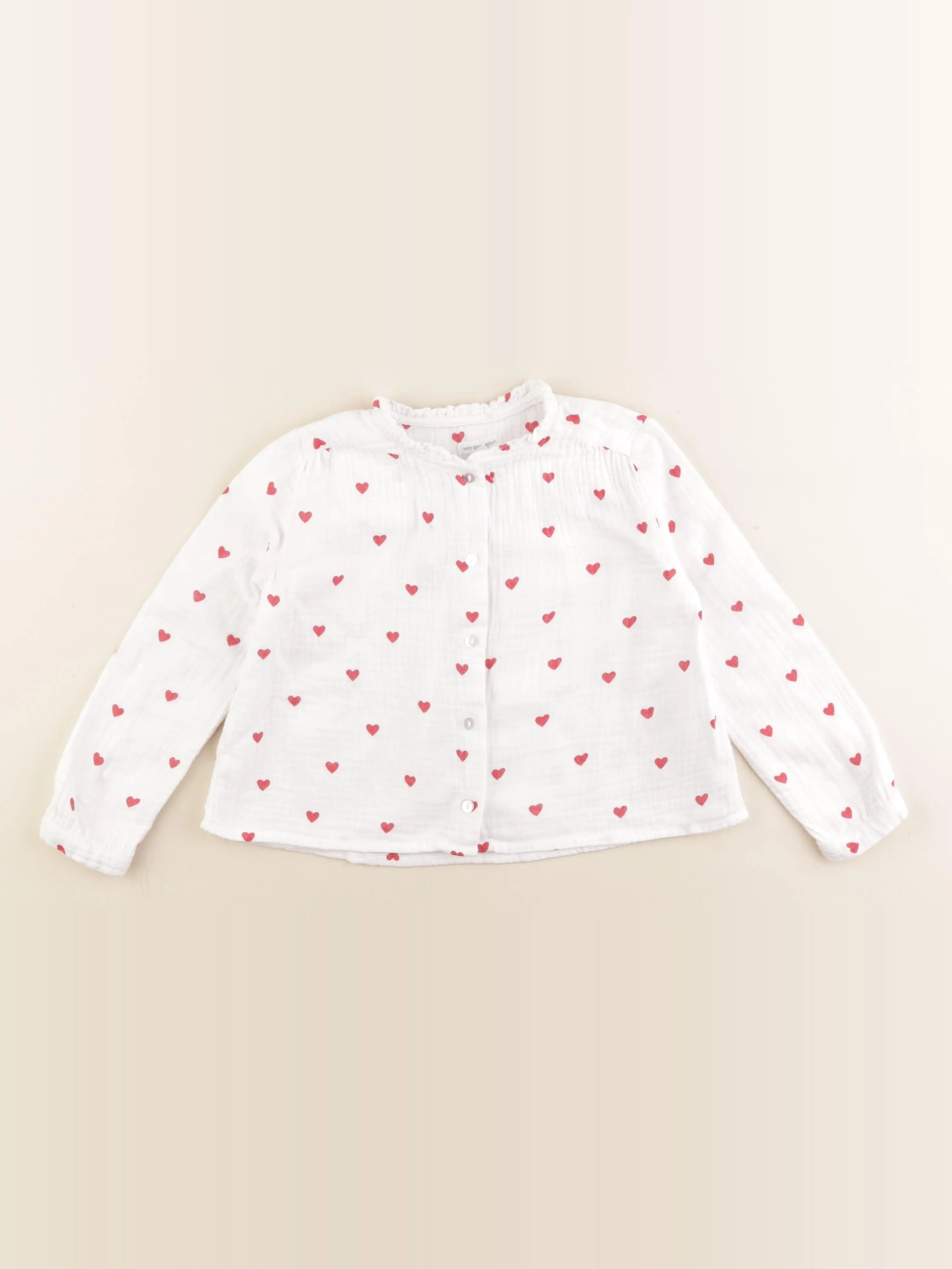 Vertbaudet - chemise blanc - 4 ans