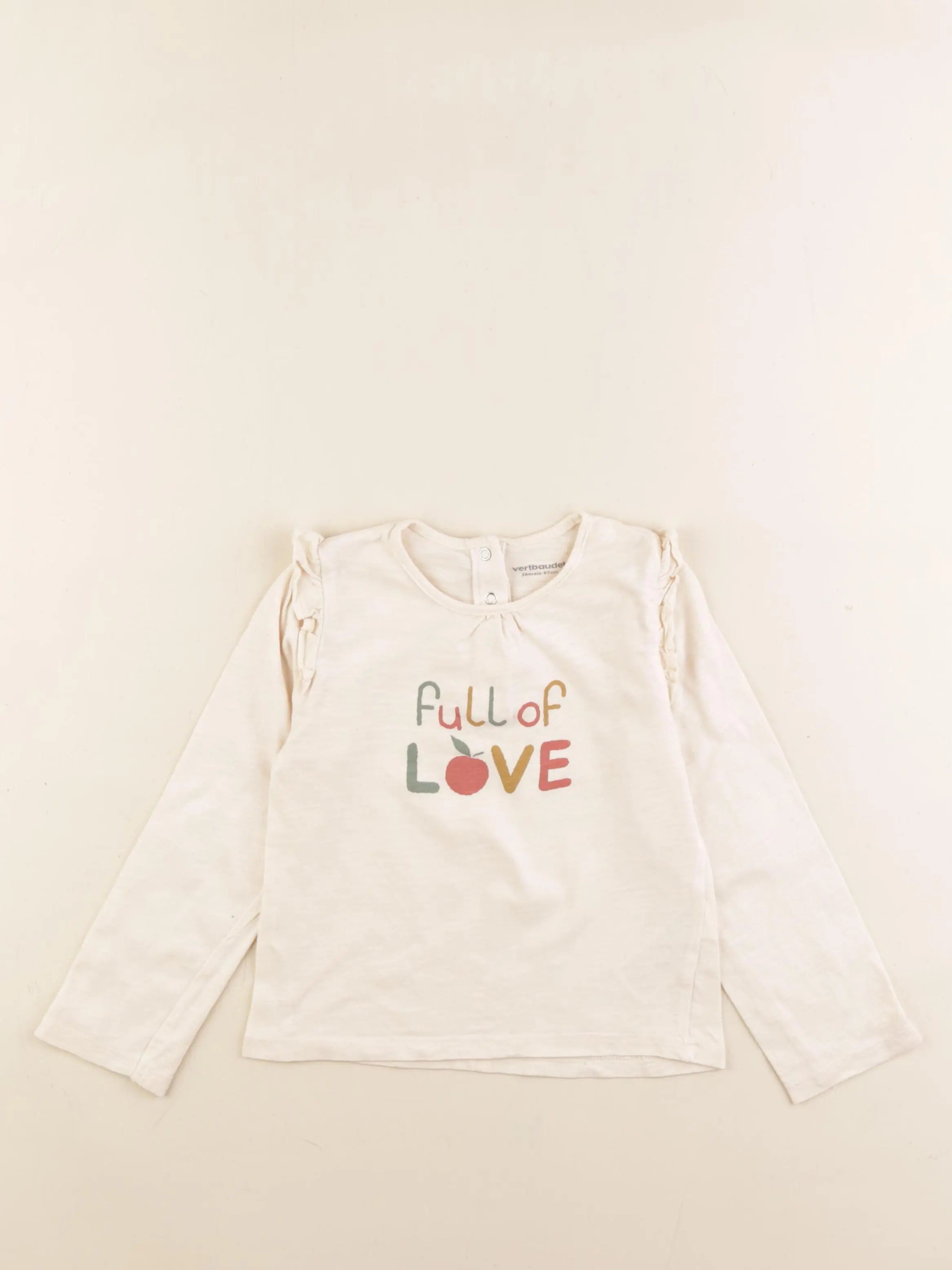 Vertbaudet - tee-shirt multicolore - 36 mois