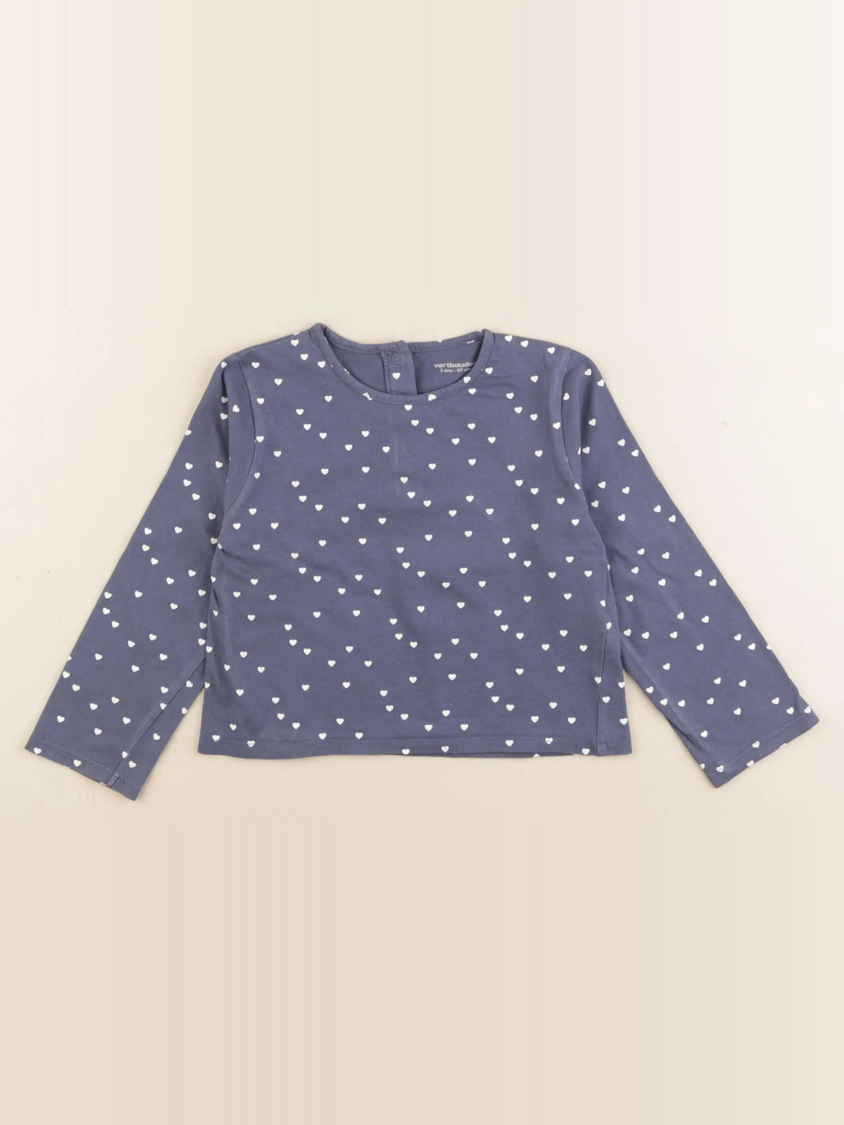 Vertbaudet - tee-shirt bleu - 3 ans
