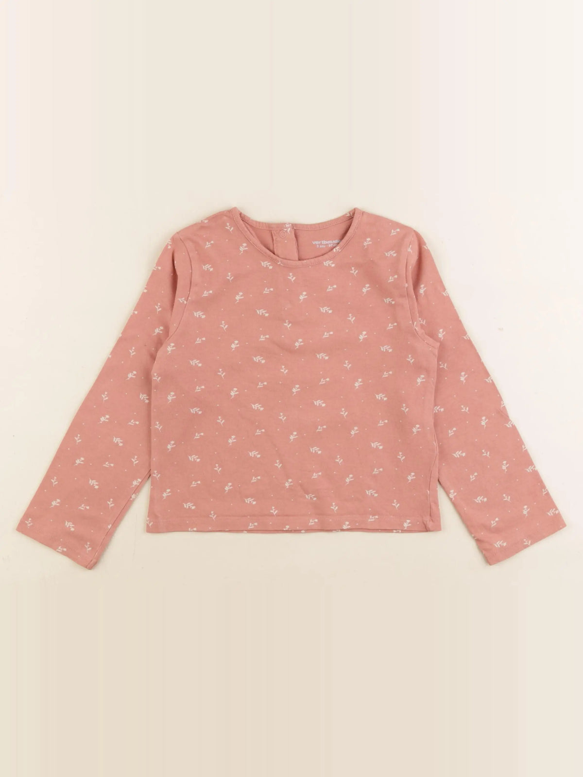 Vertbaudet - tee-shirt rose - 3 ans