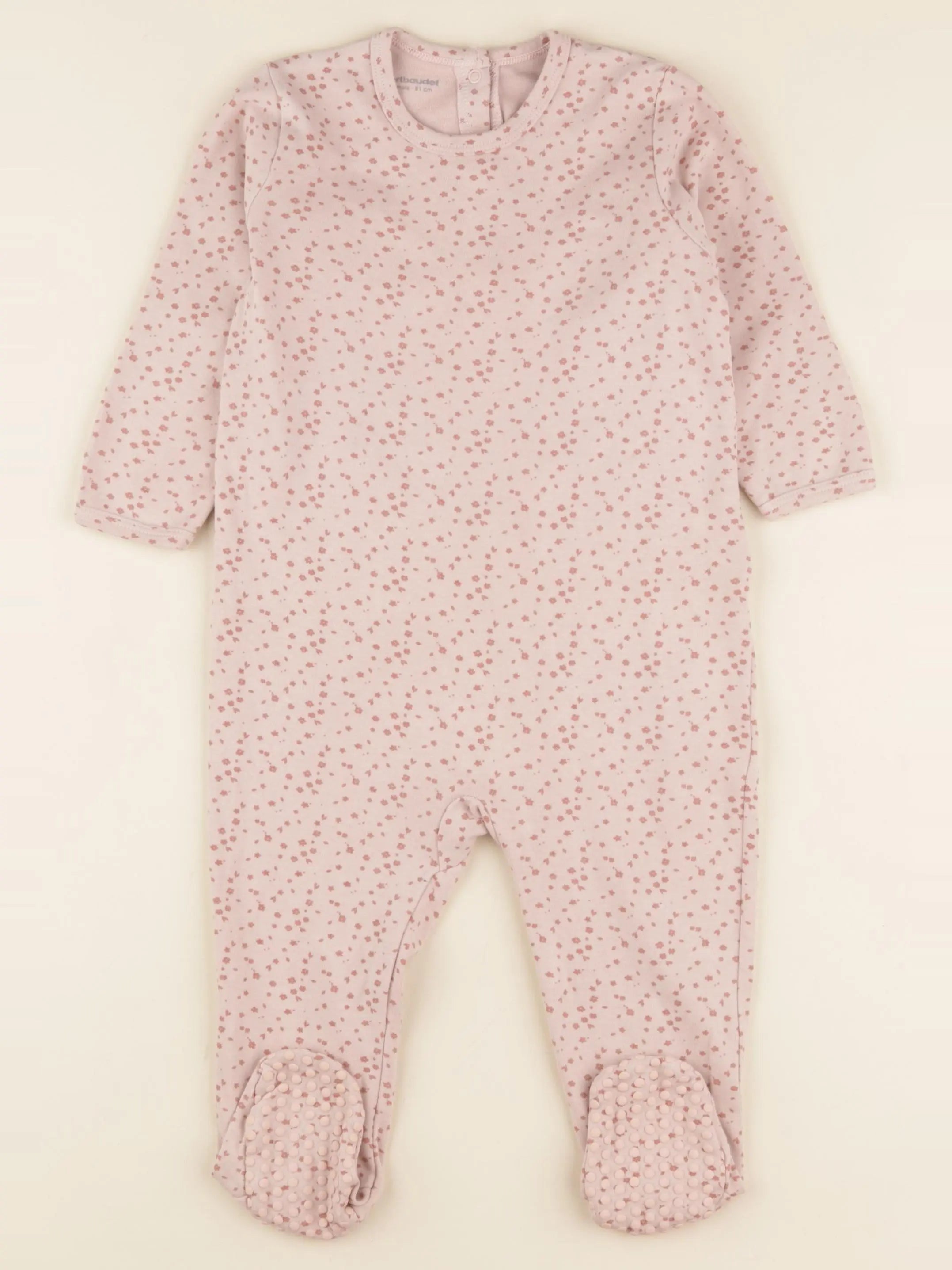 Vertbaudet - pyjama coton rose - 18 mois