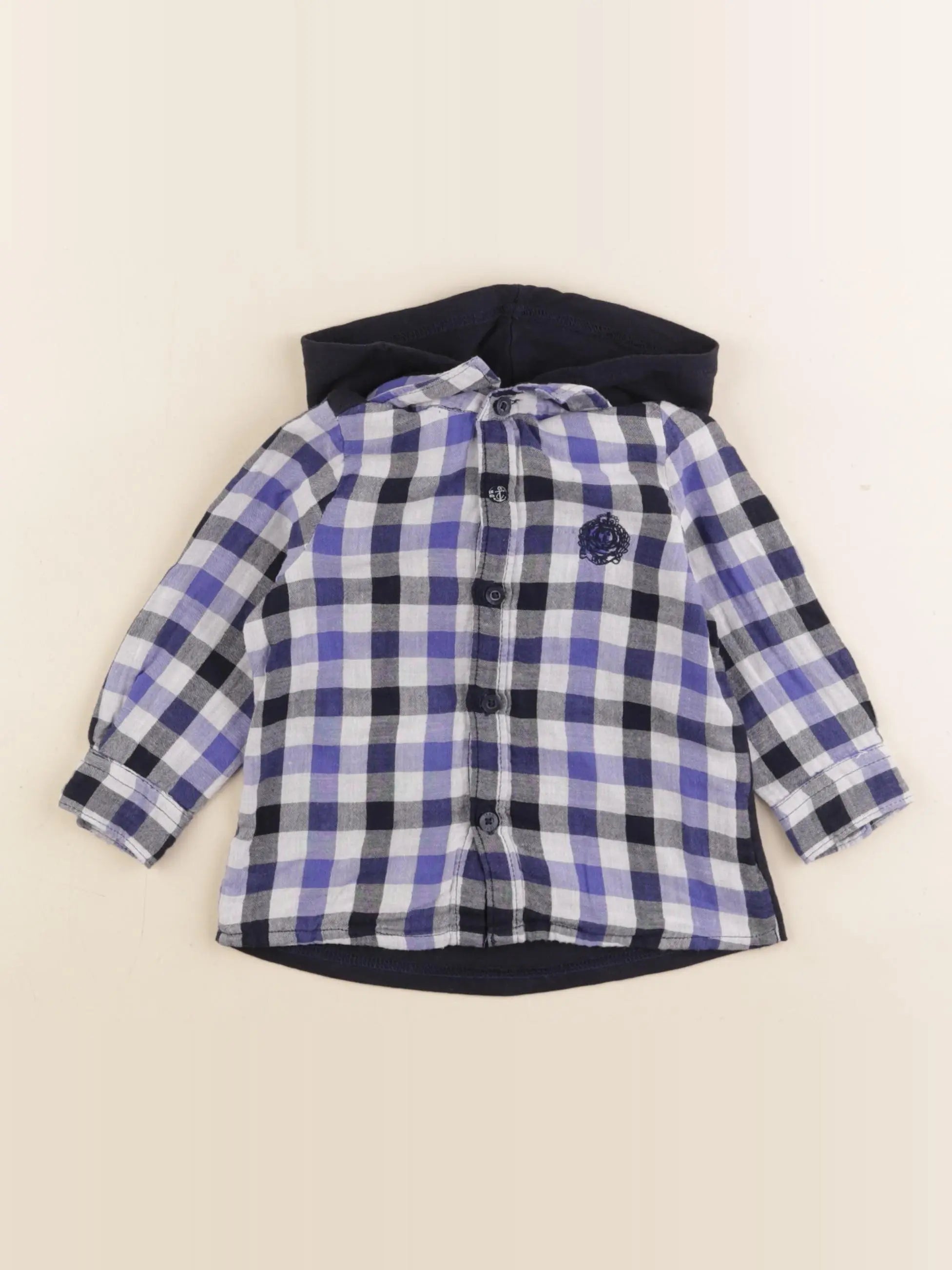 IKKS - chemise bleu - 12 mois