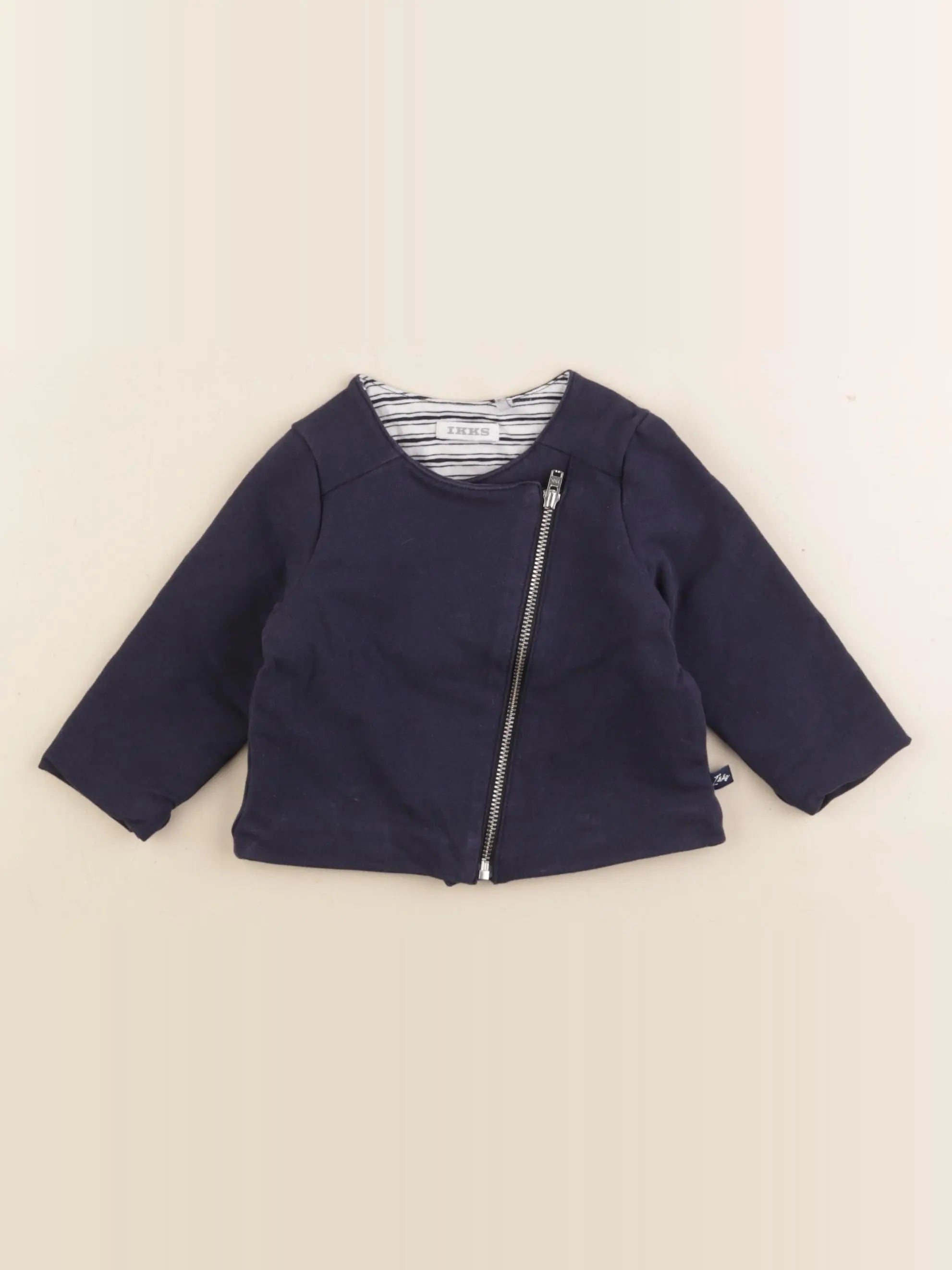 IKKS - sweat bleu - 18 mois