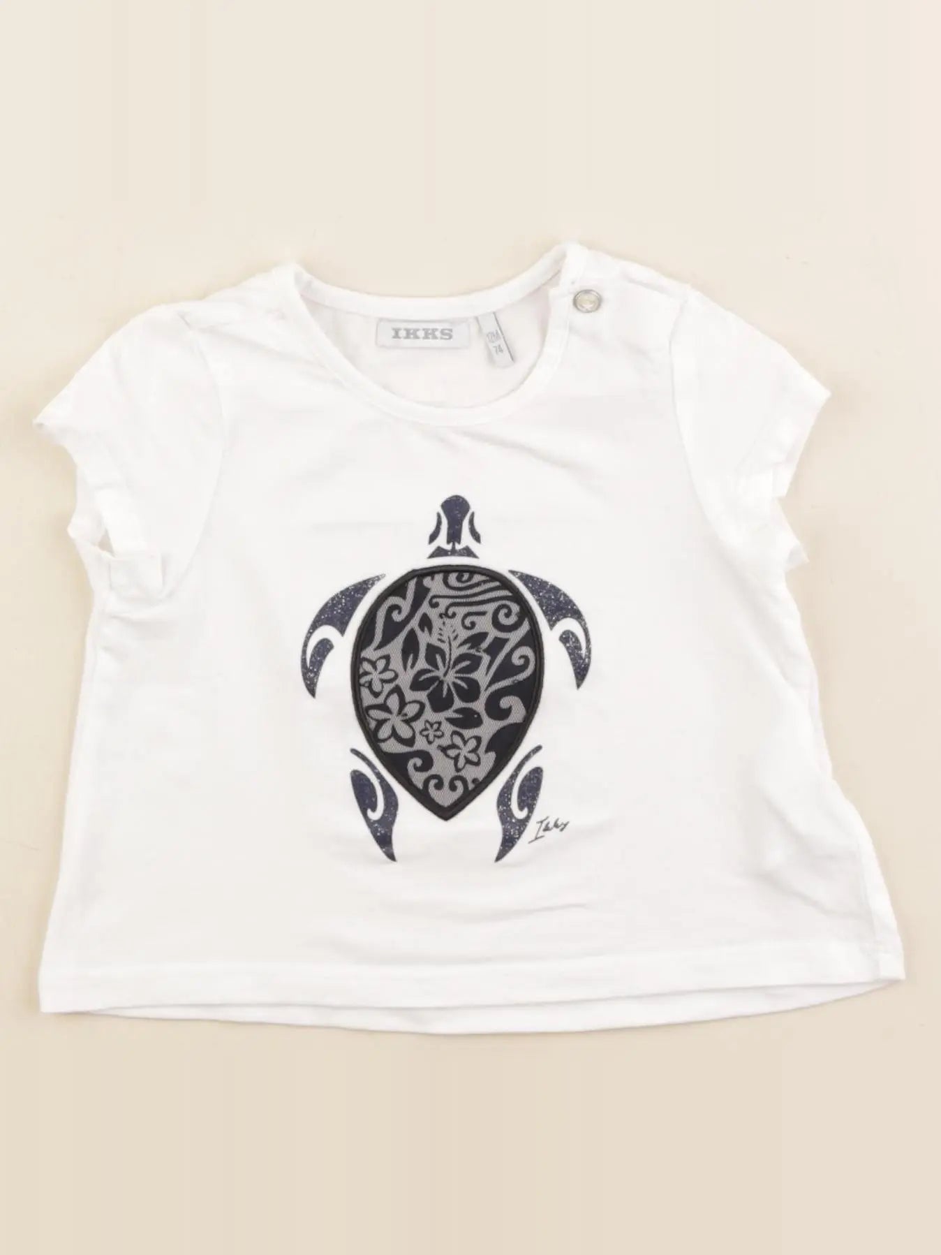 IKKS - tee-shirt blanc - 12 mois