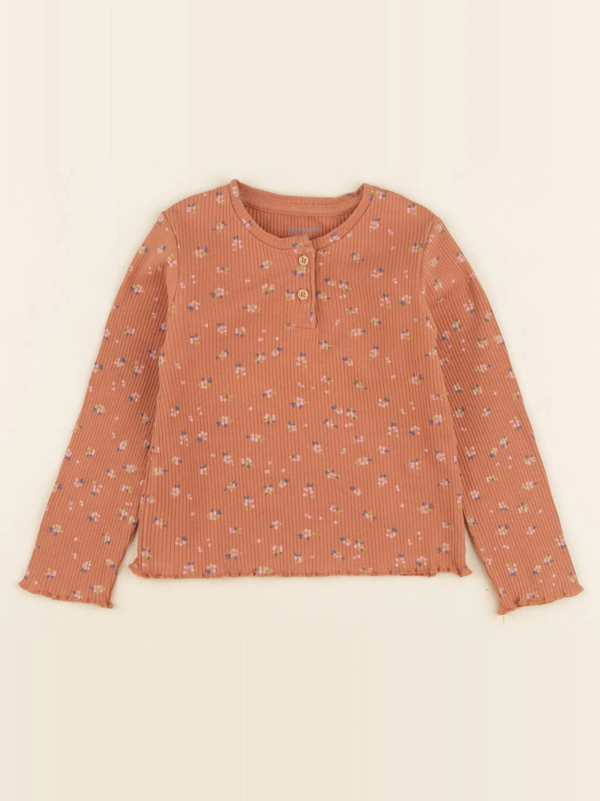 Vertbaudet - tee-shirt marron - 36 mois