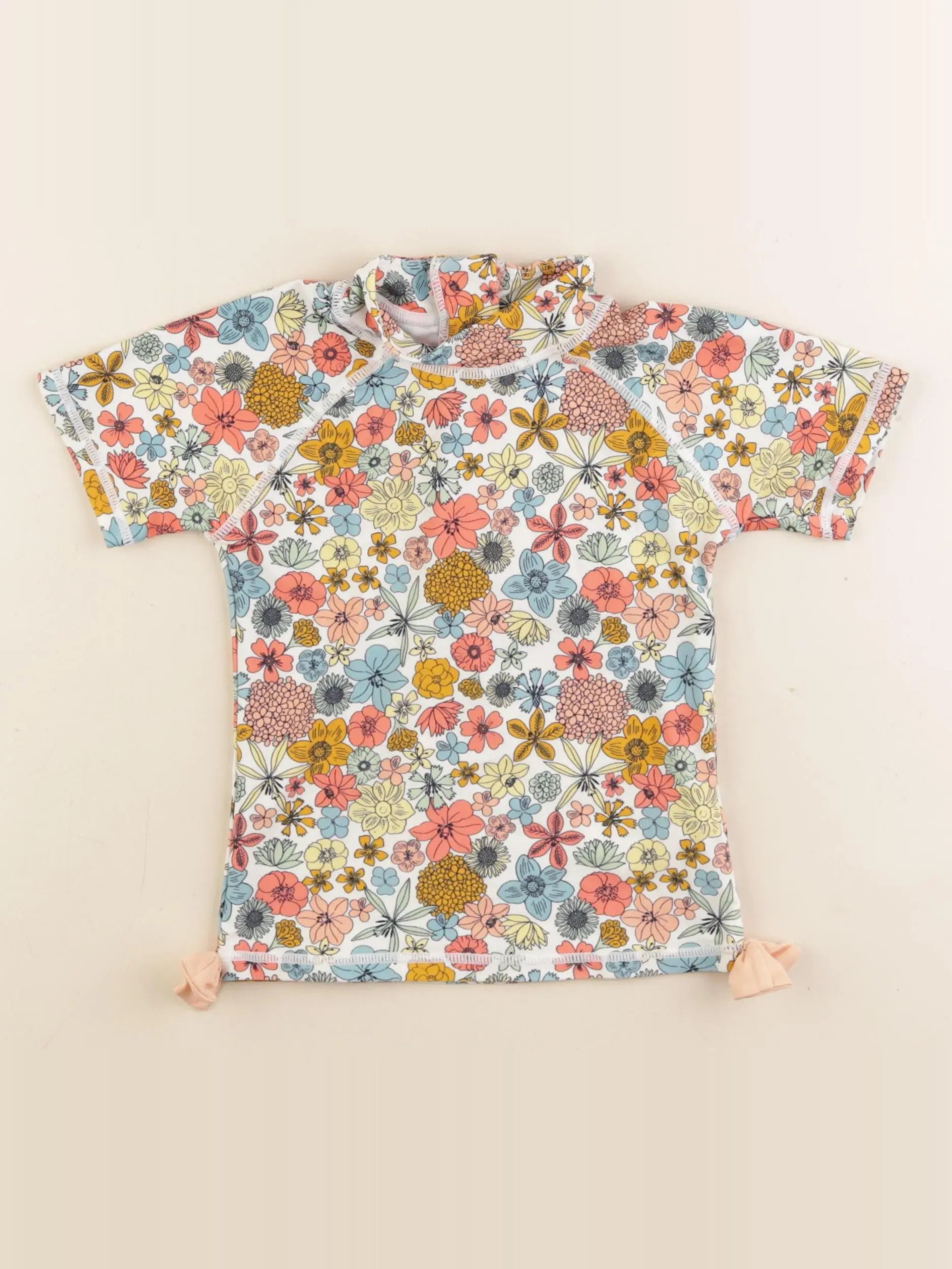 Vertbaudet - tee-shirt de bain multicolore - 3 ans