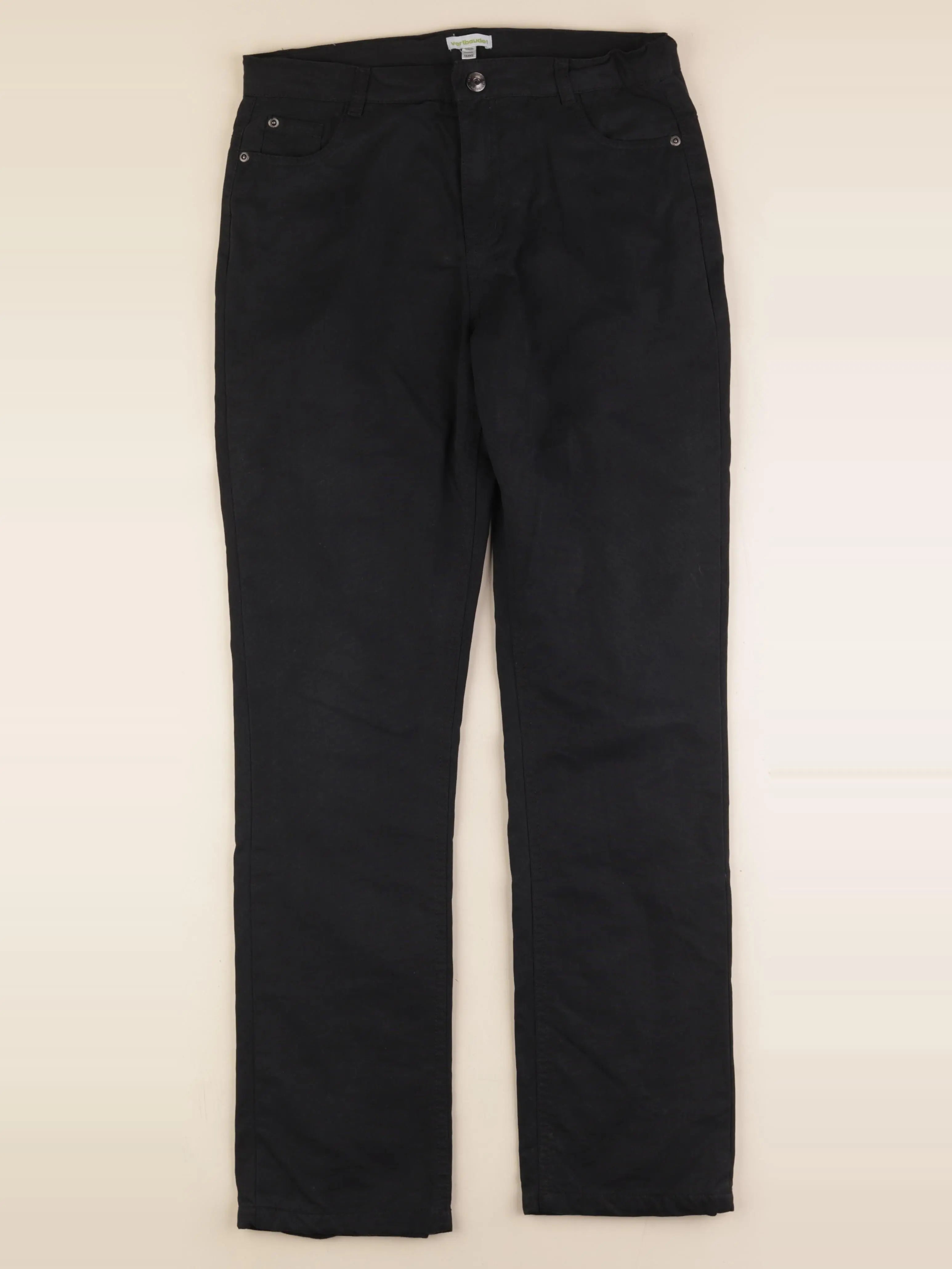 Vertbaudet - pantalon doublé noir - 14 ans