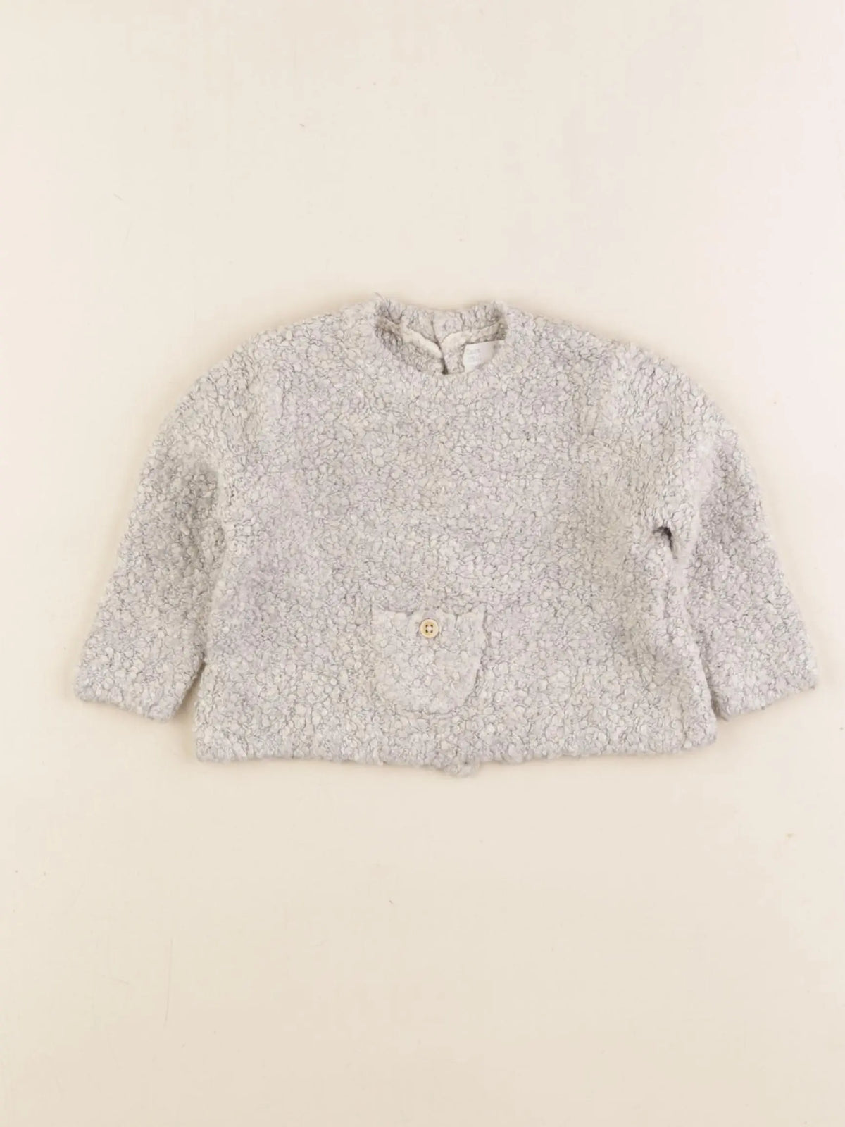 Zara - pull gris - 3/6 mois