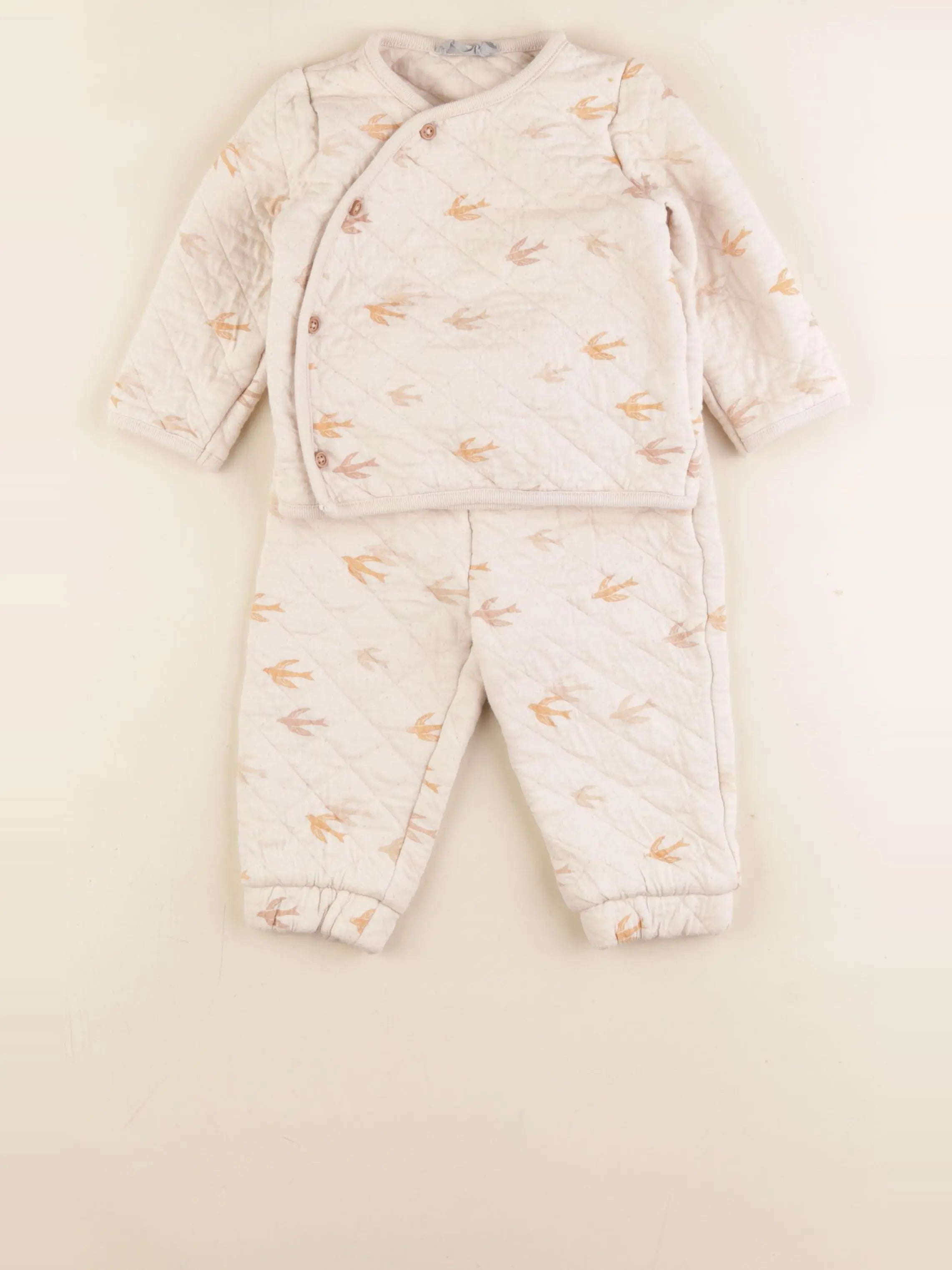 Boutchou - ensemble beige - 12 mois