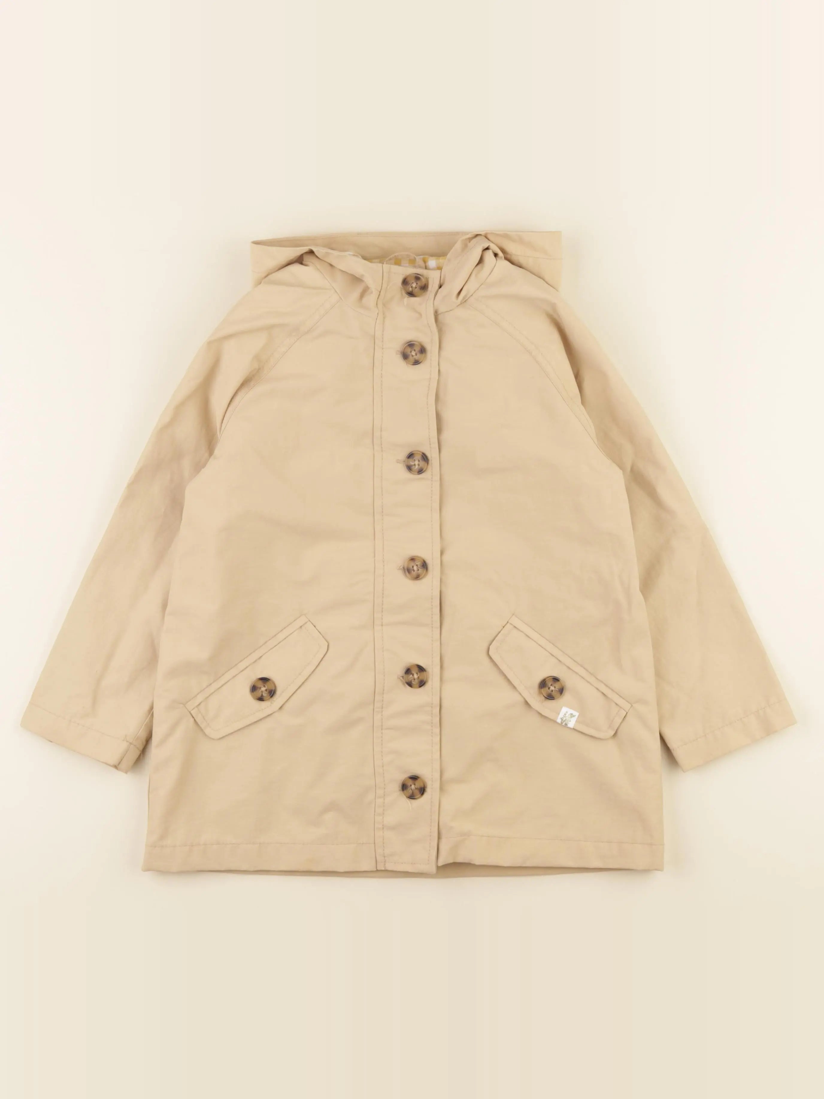Vertbaudet - trench beige - 6 ans