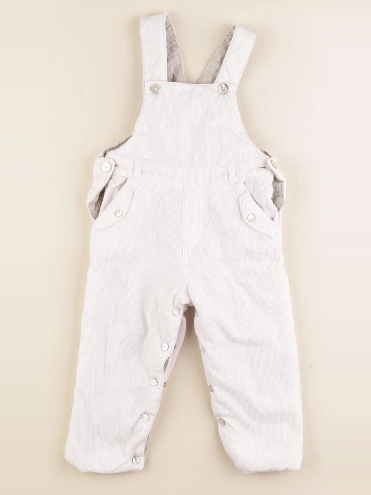 Tartine & Chocolat - salopette réversible rose, beige - 18 mois