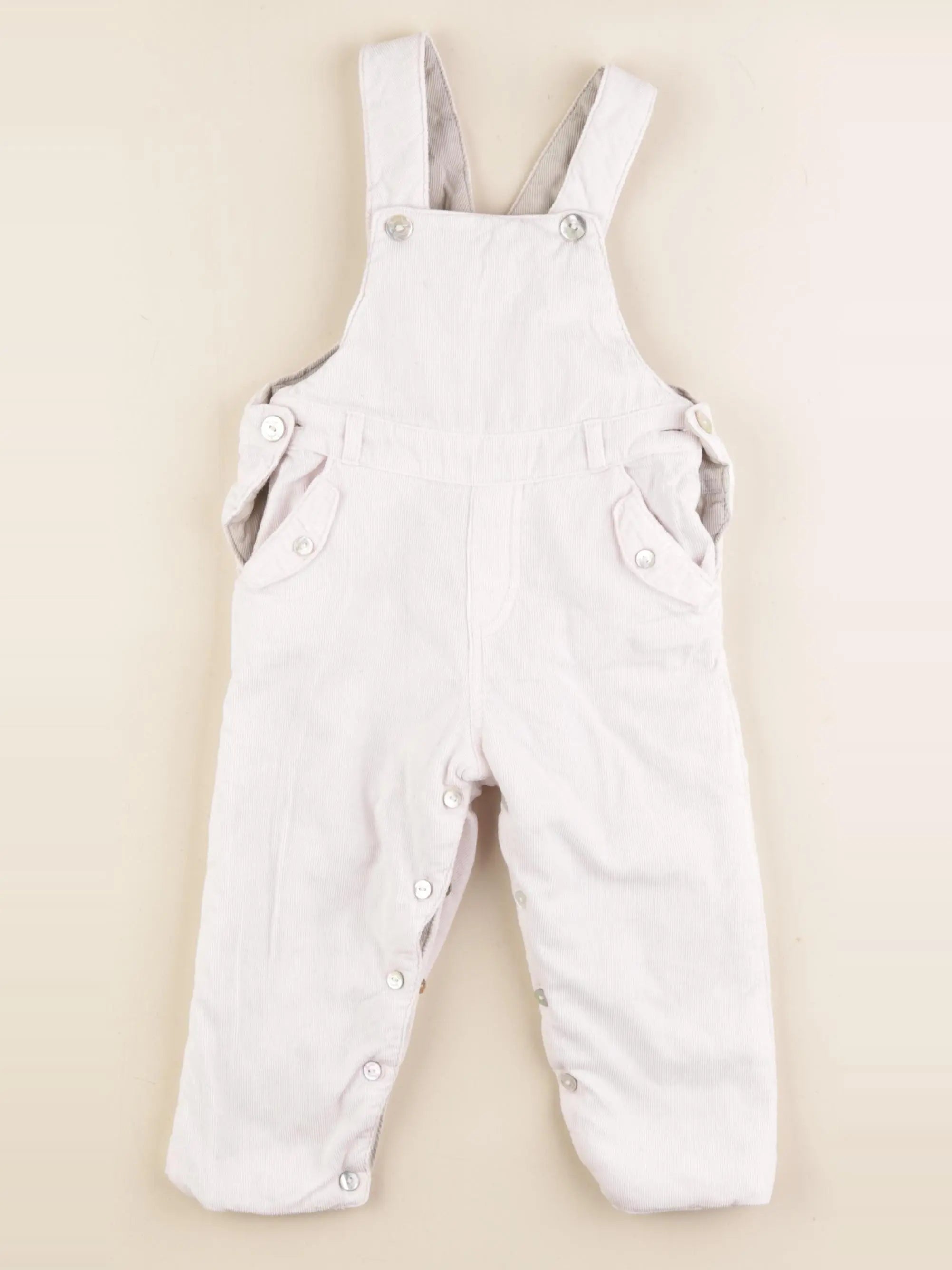 Tartine & Chocolat - salopette réversible rose, beige - 18 mois