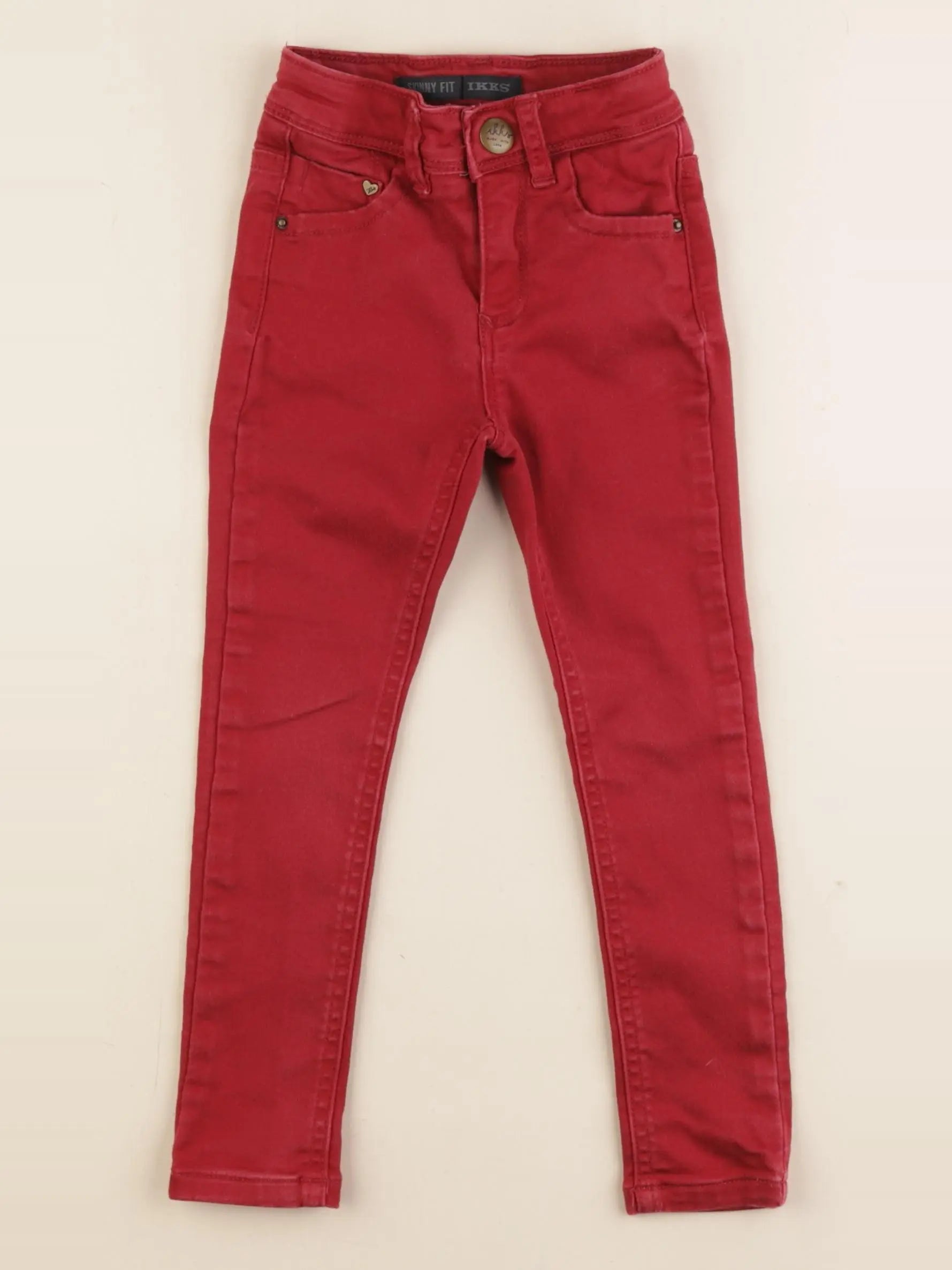 IKKS - pantalon rouge - 3 ans