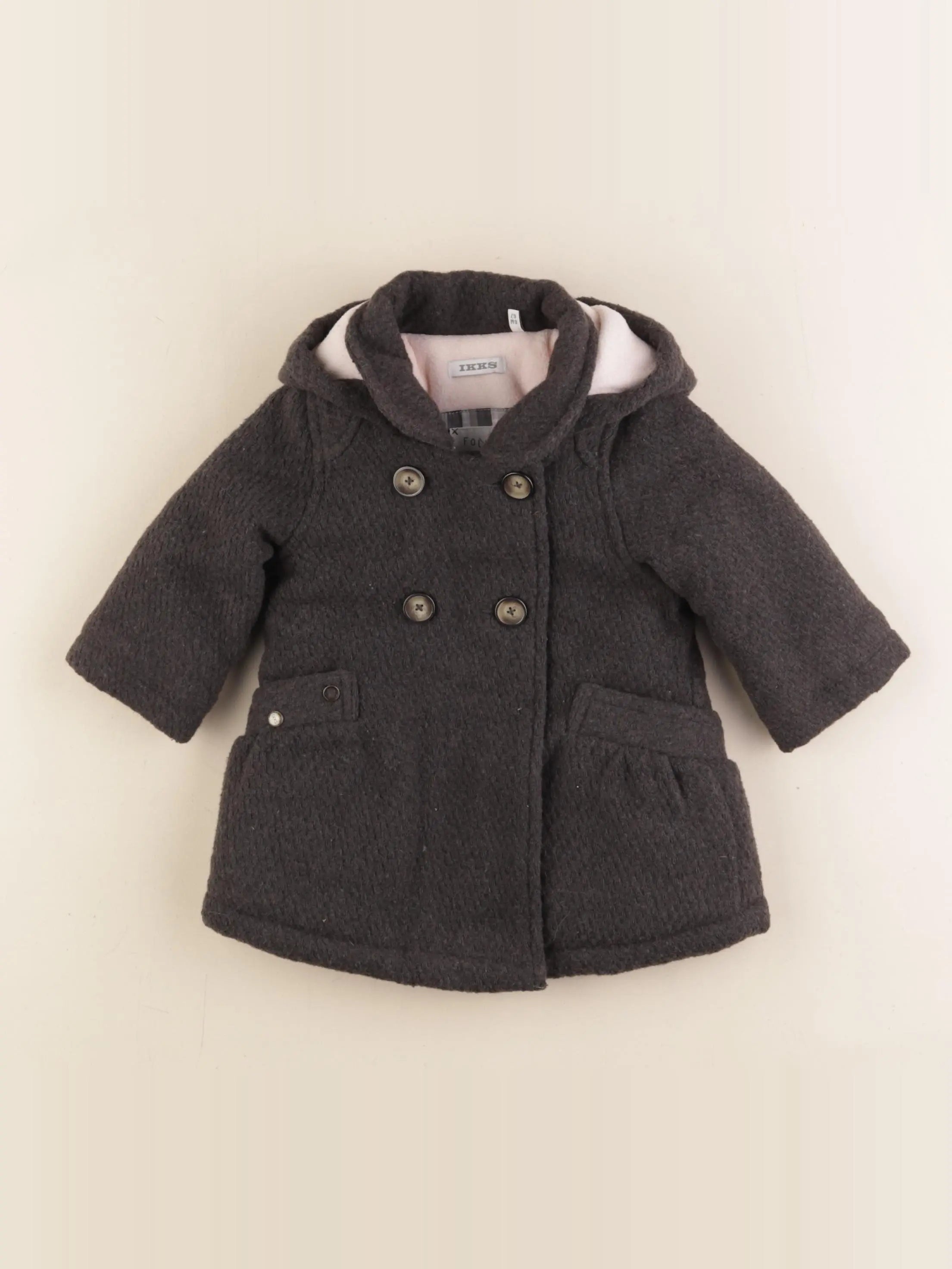 IKKS - manteau gris - 6 mois