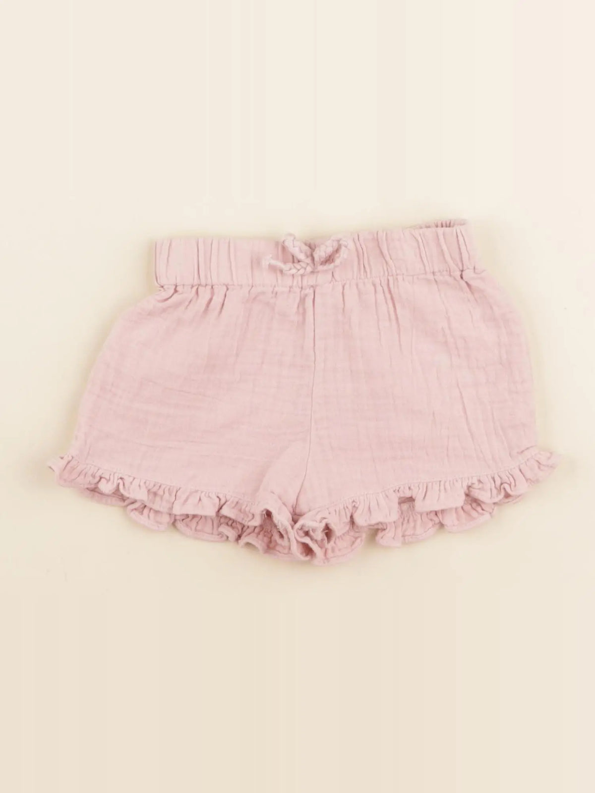 Vertbaudet - short rose - 12 mois
