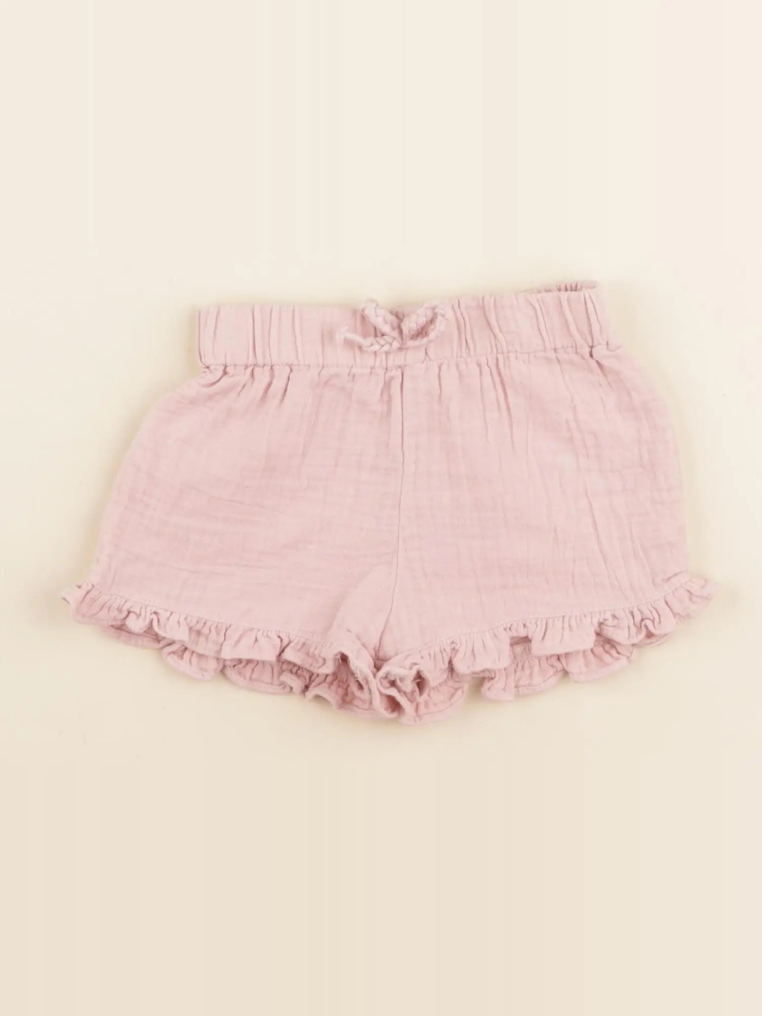 Vertbaudet - short rose - 12 mois