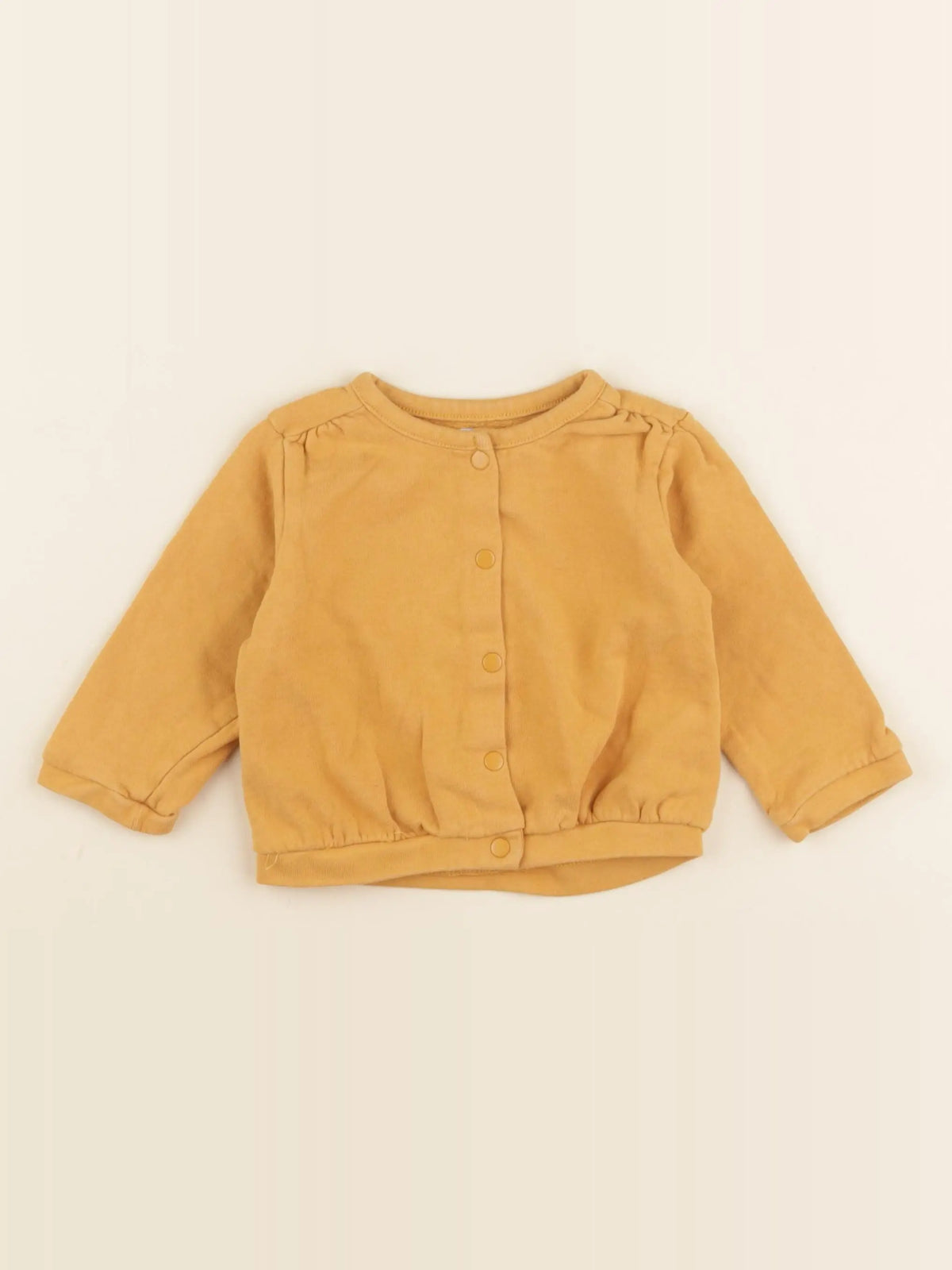 Vertbaudet - gilet jaune - 12 mois