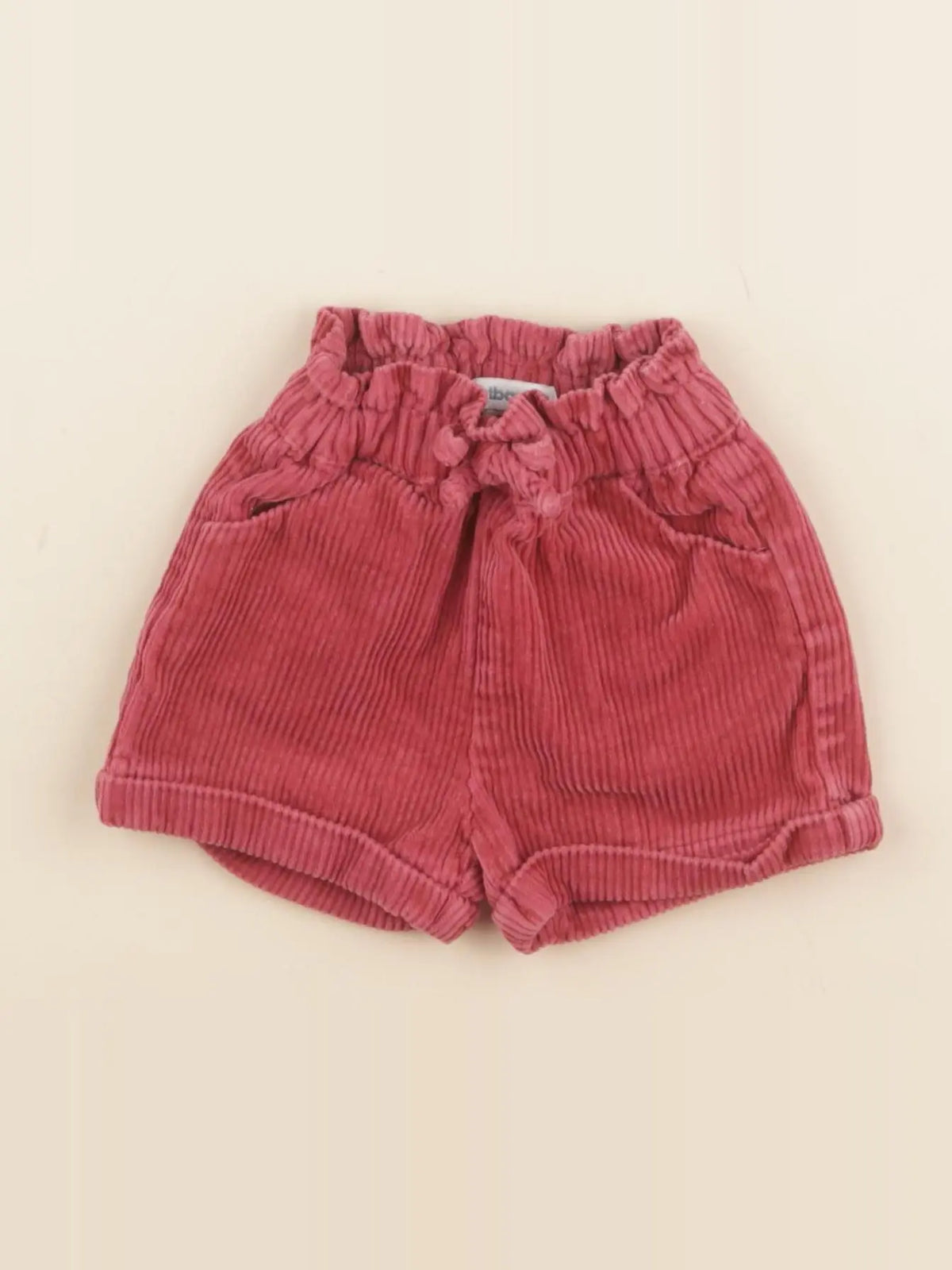 Vertbaudet - short rose - 3 mois