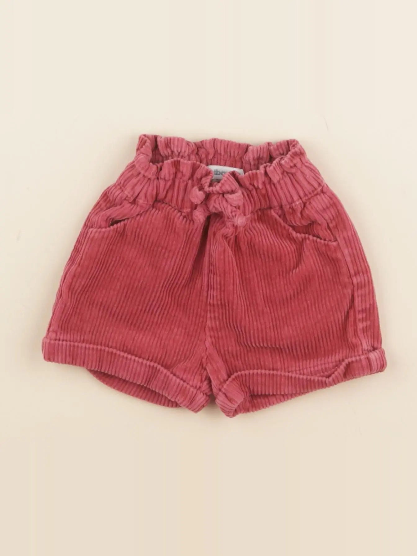 Vertbaudet - short rose - 3 mois