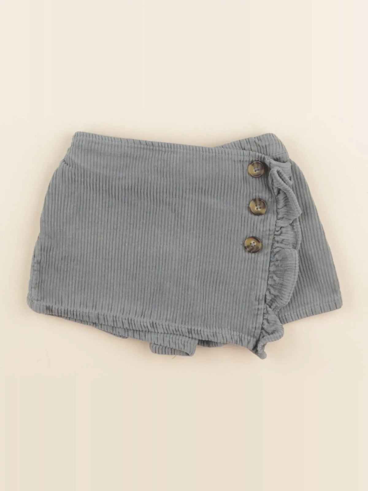 Vertbaudet - jupe short bleu - 2 ans