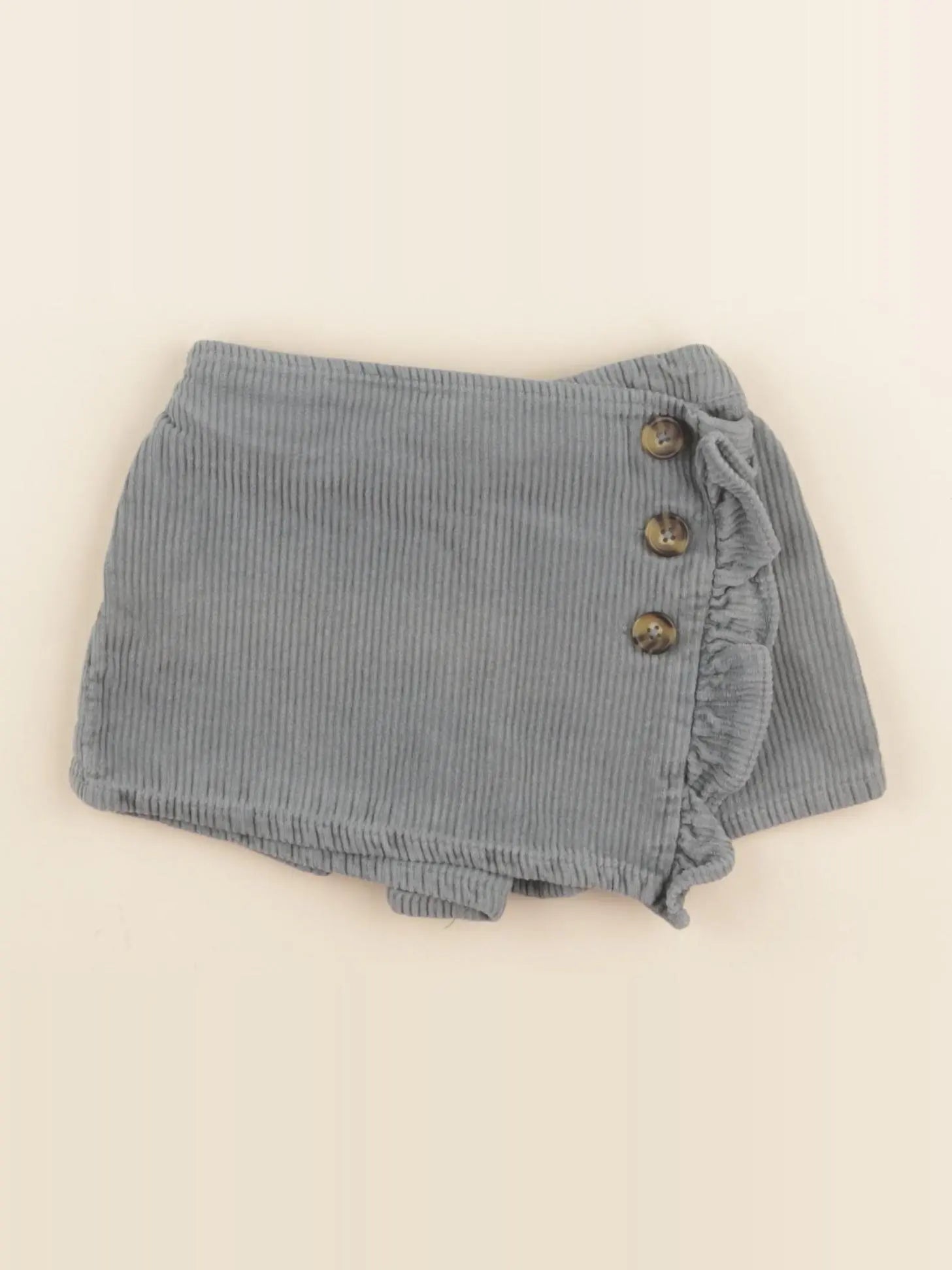 Vertbaudet - jupe short bleu - 2 ans