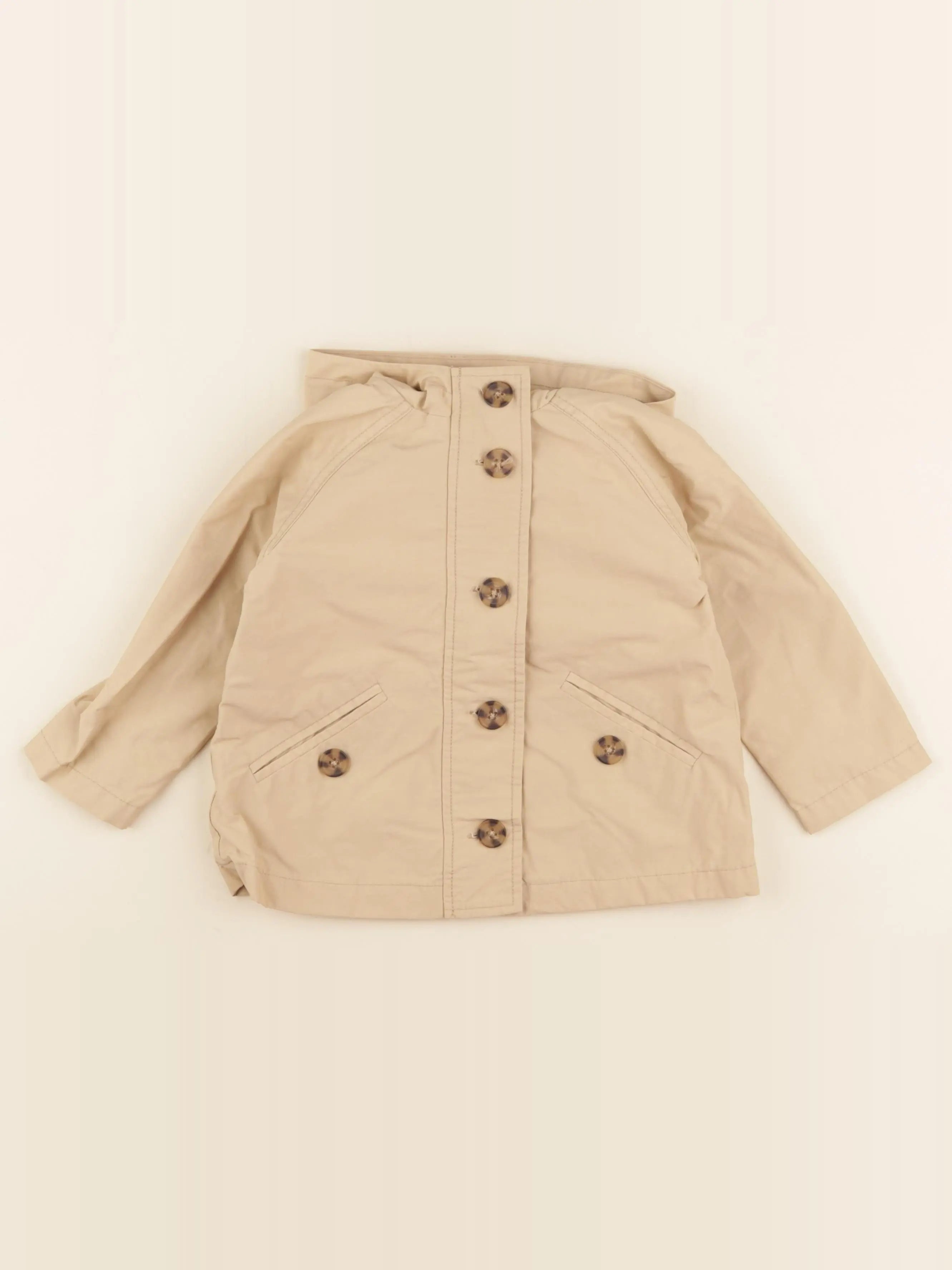 Vertbaudet - veste beige - 2 ans