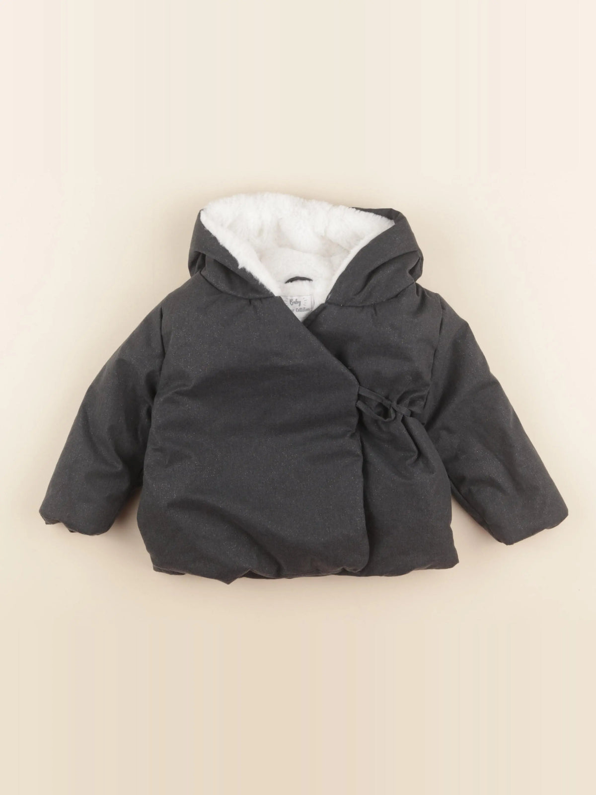 Vertbaudet - manteau gris - 2 ans