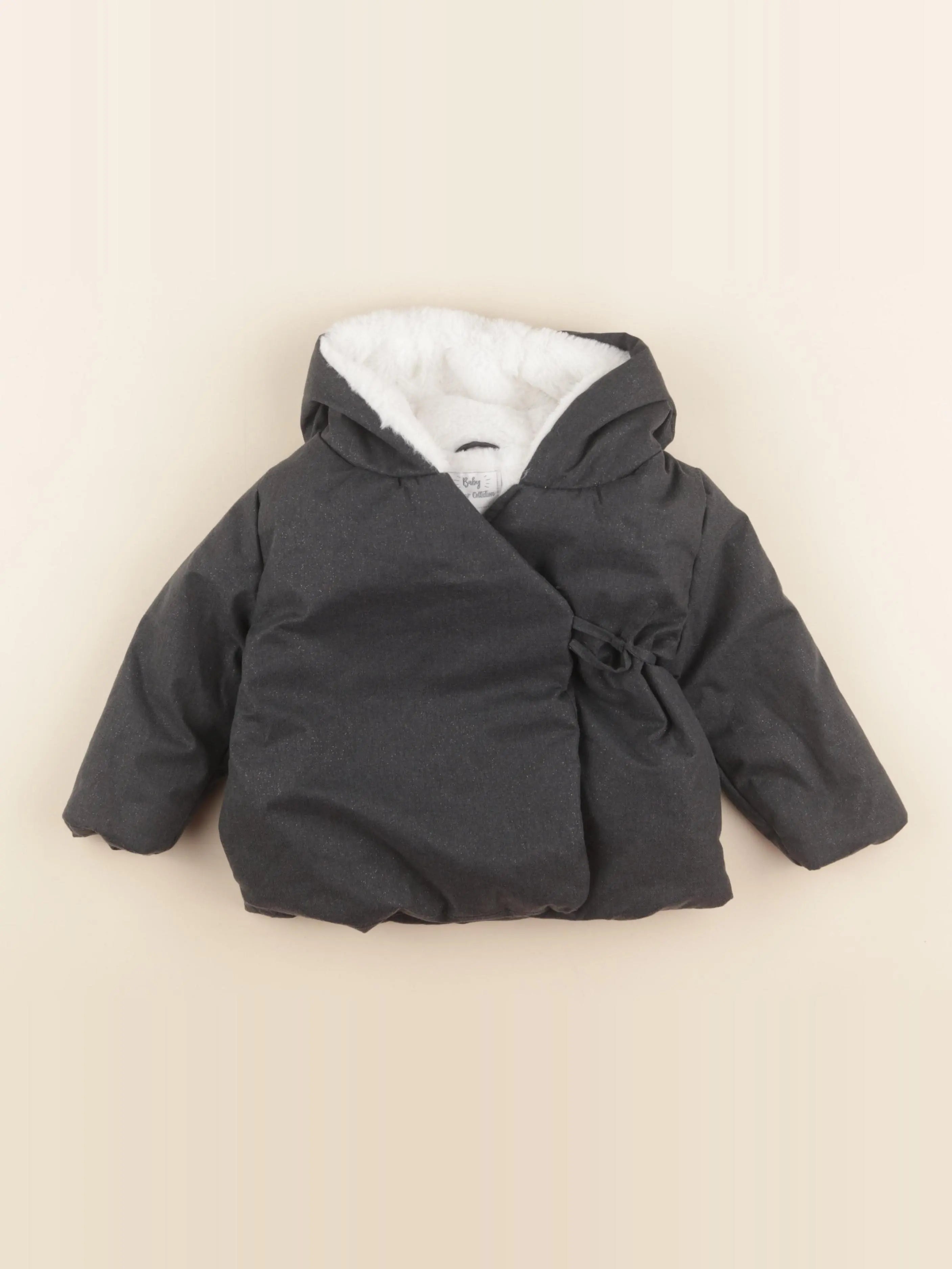 Vertbaudet - manteau gris - 2 ans