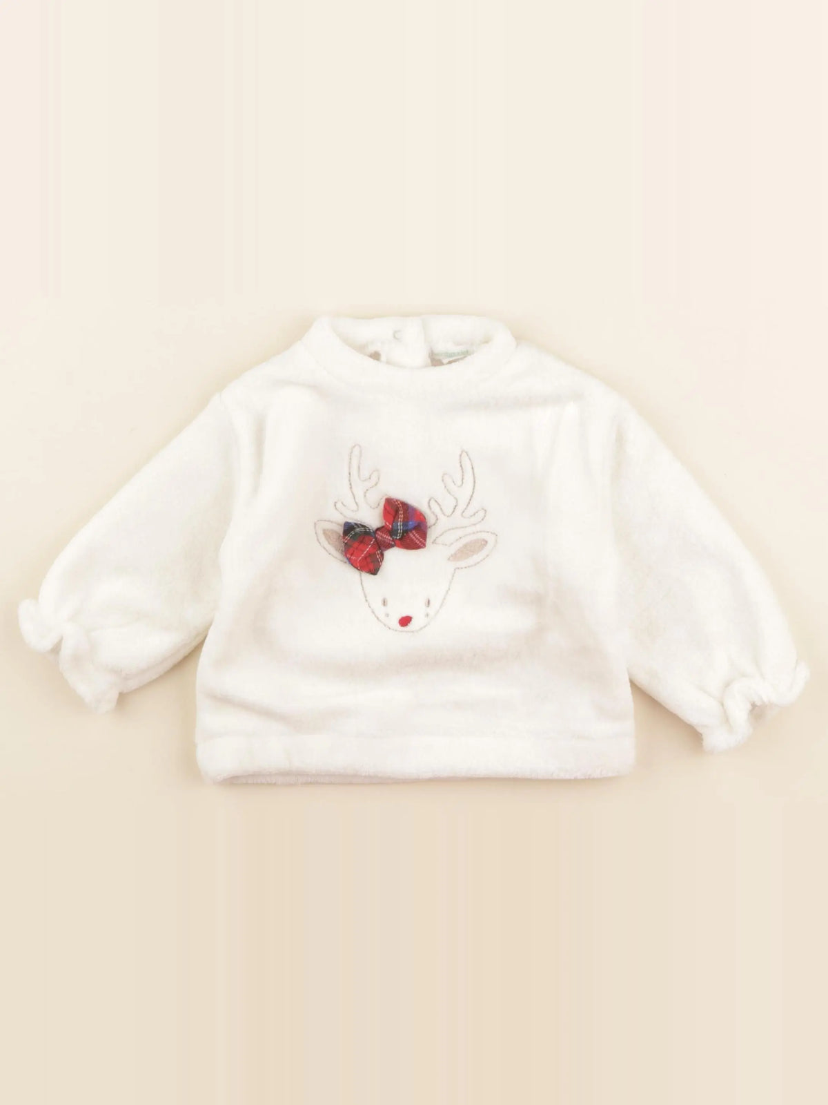 Vertbaudet - pull beige - 12 mois