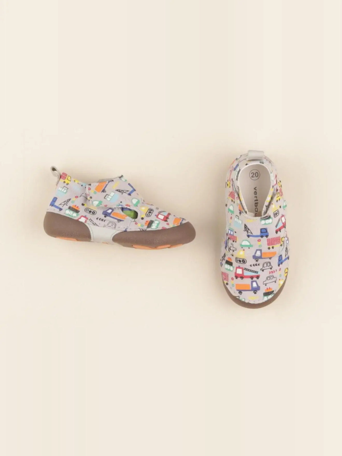 Vertbaudet - chaussons gris - pointure 20