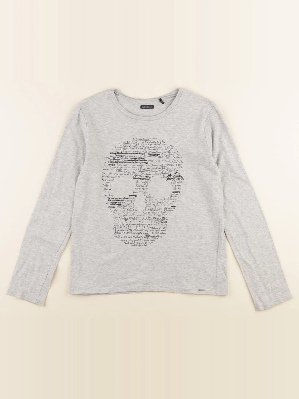 IKKS - tee-shirt gris - 10 ans