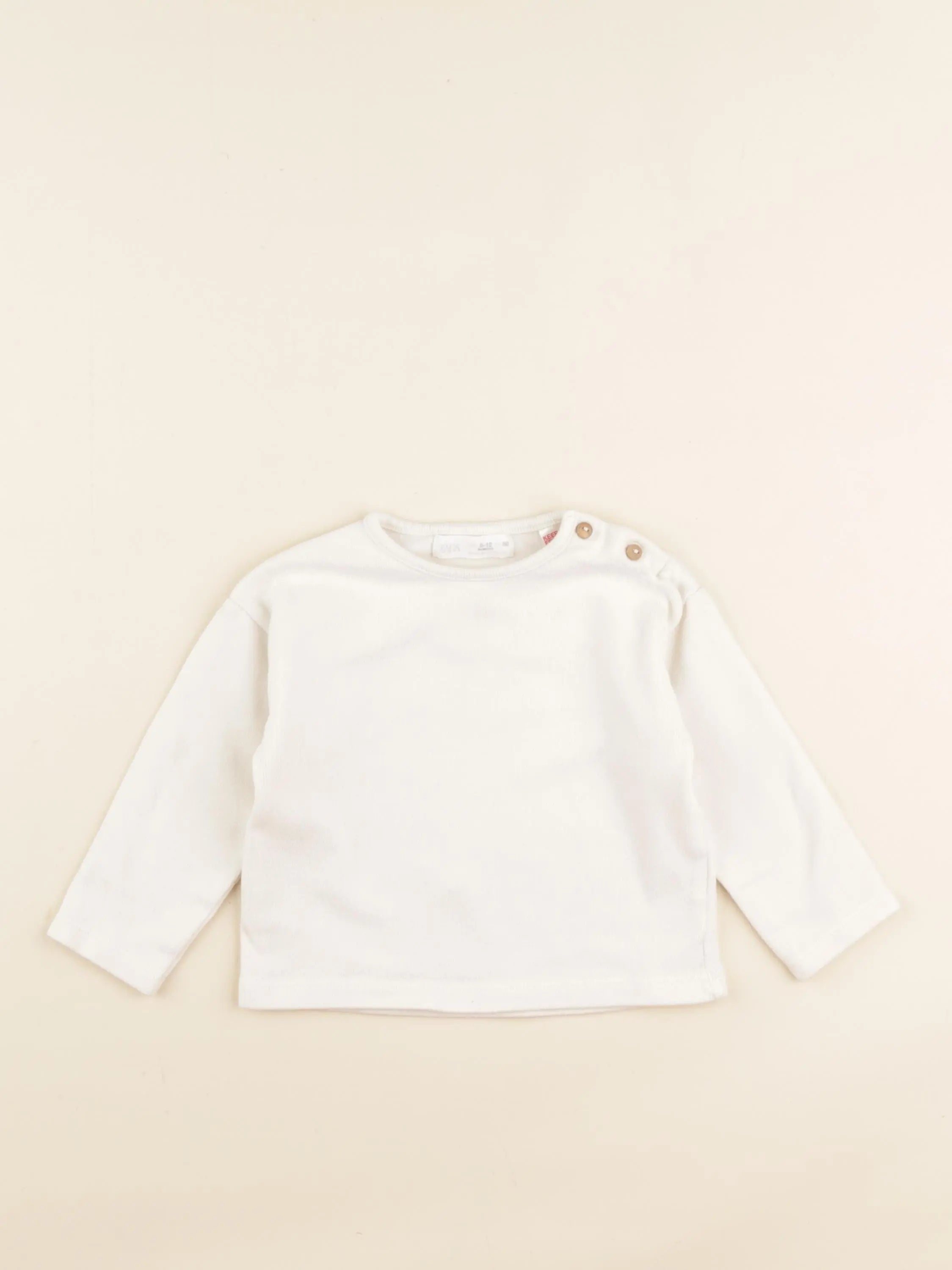 Zara - pull beige - 9/12 mois