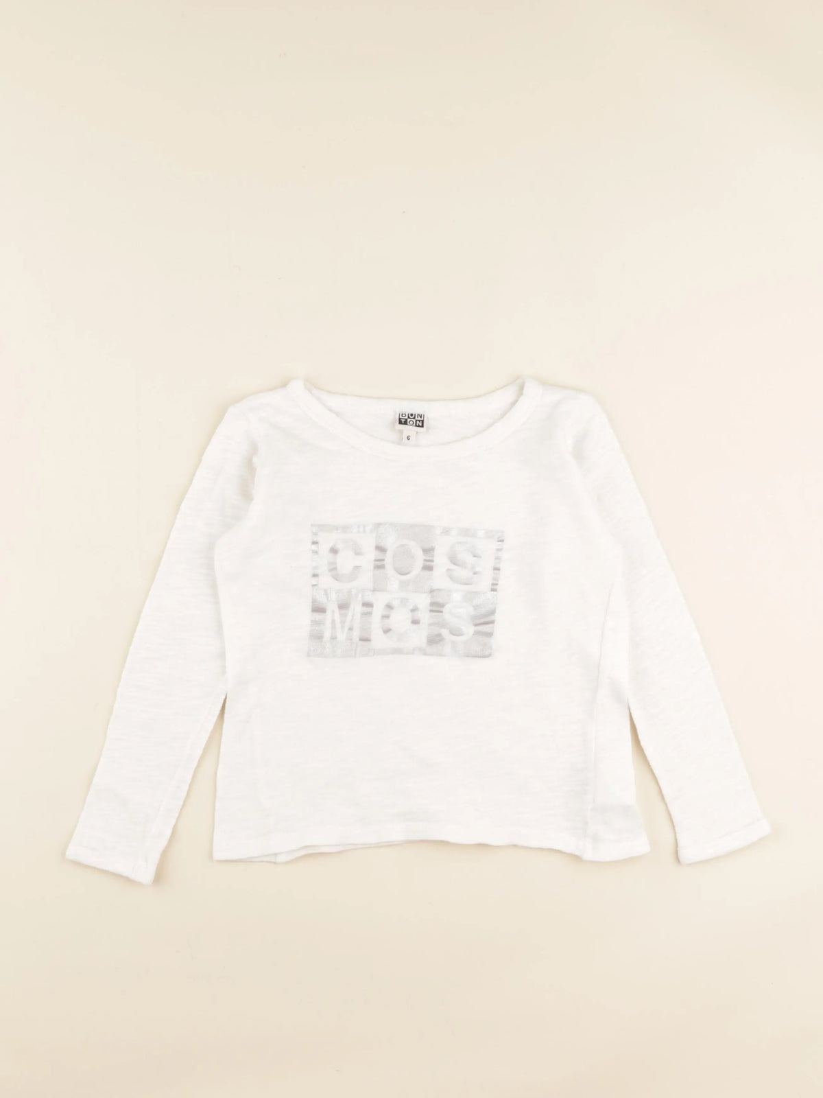 Bonton - tee-shirt blanc - 6 ans