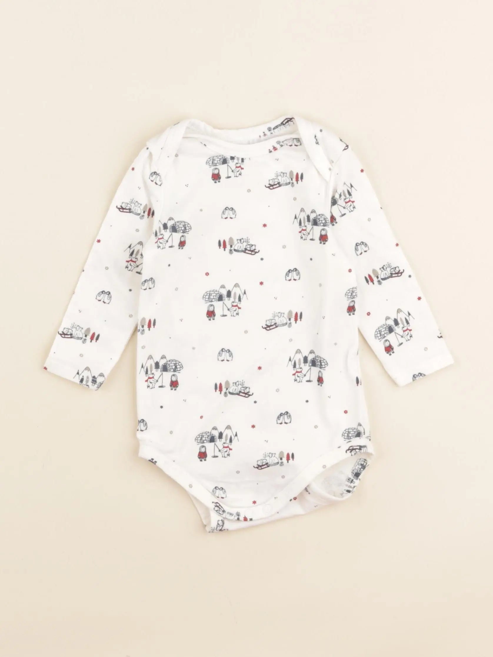 Tape à l'oeil - body blanc - 6 mois