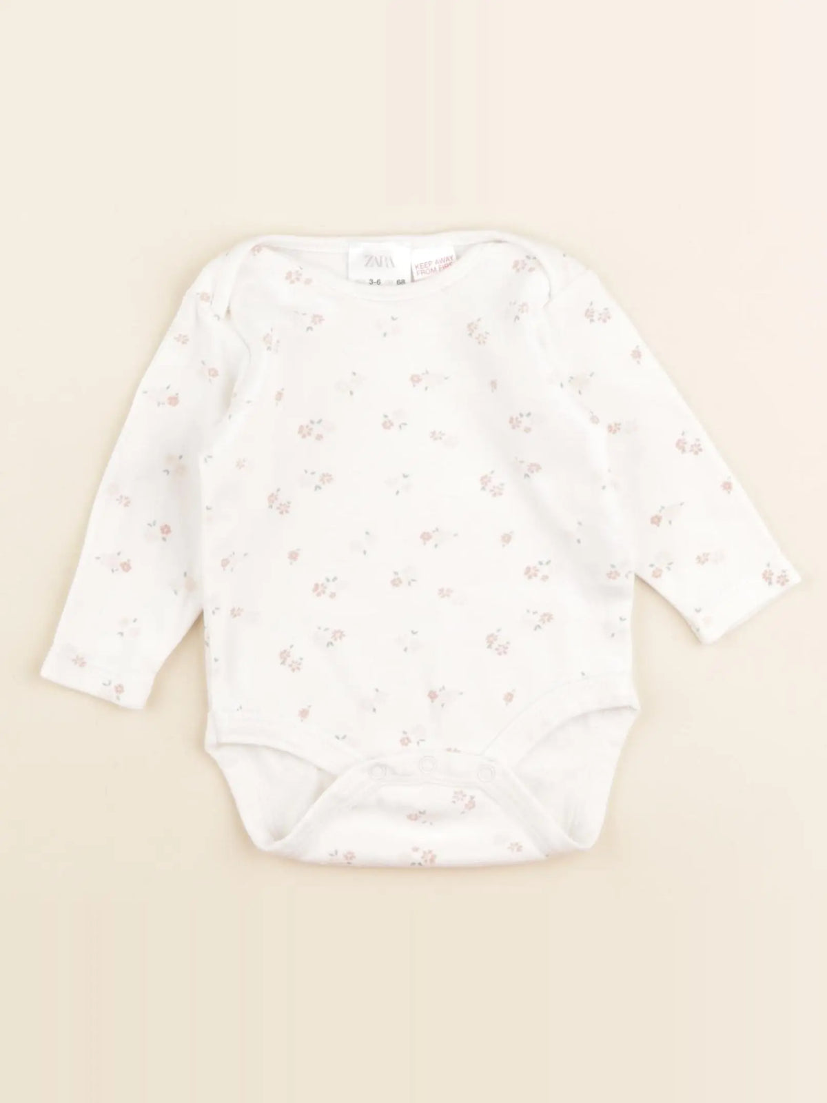 Zara - body blanc - 3/6 mois