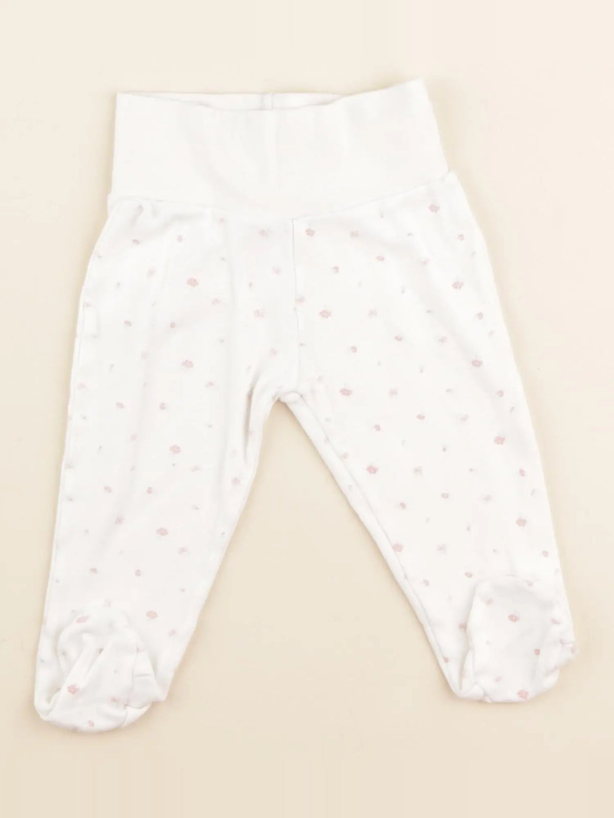 Zara - legging blanc - 3/6 mois