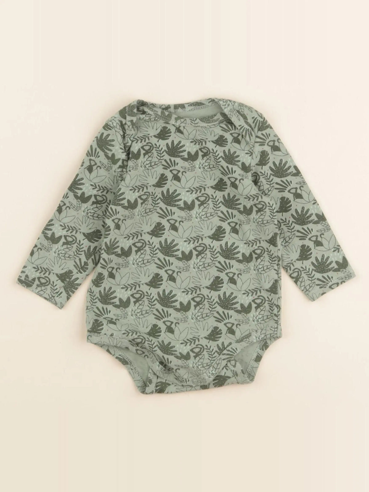 Tape à l'oeil - body vert - 9 mois