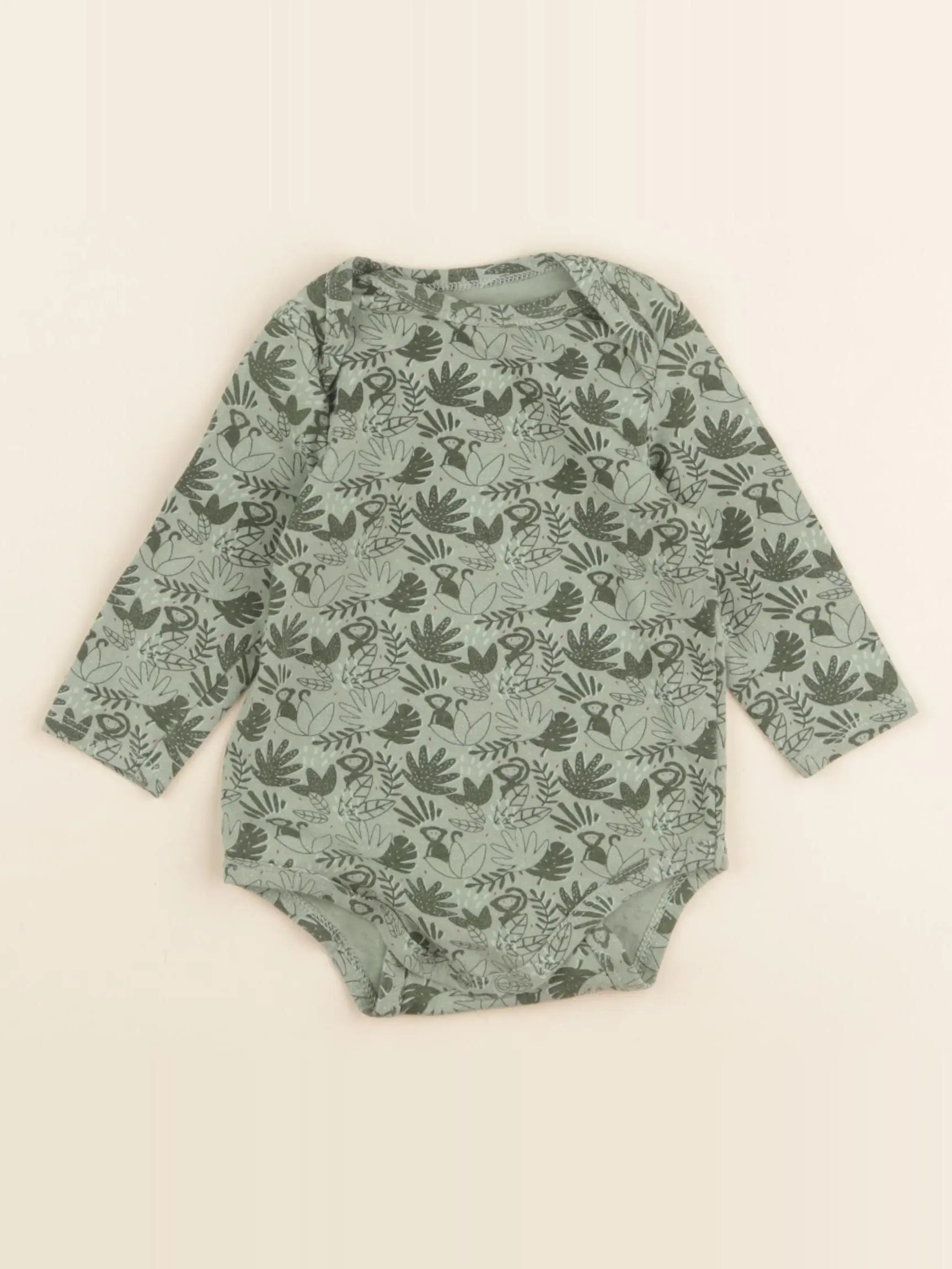 Tape à l'oeil - body vert - 9 mois