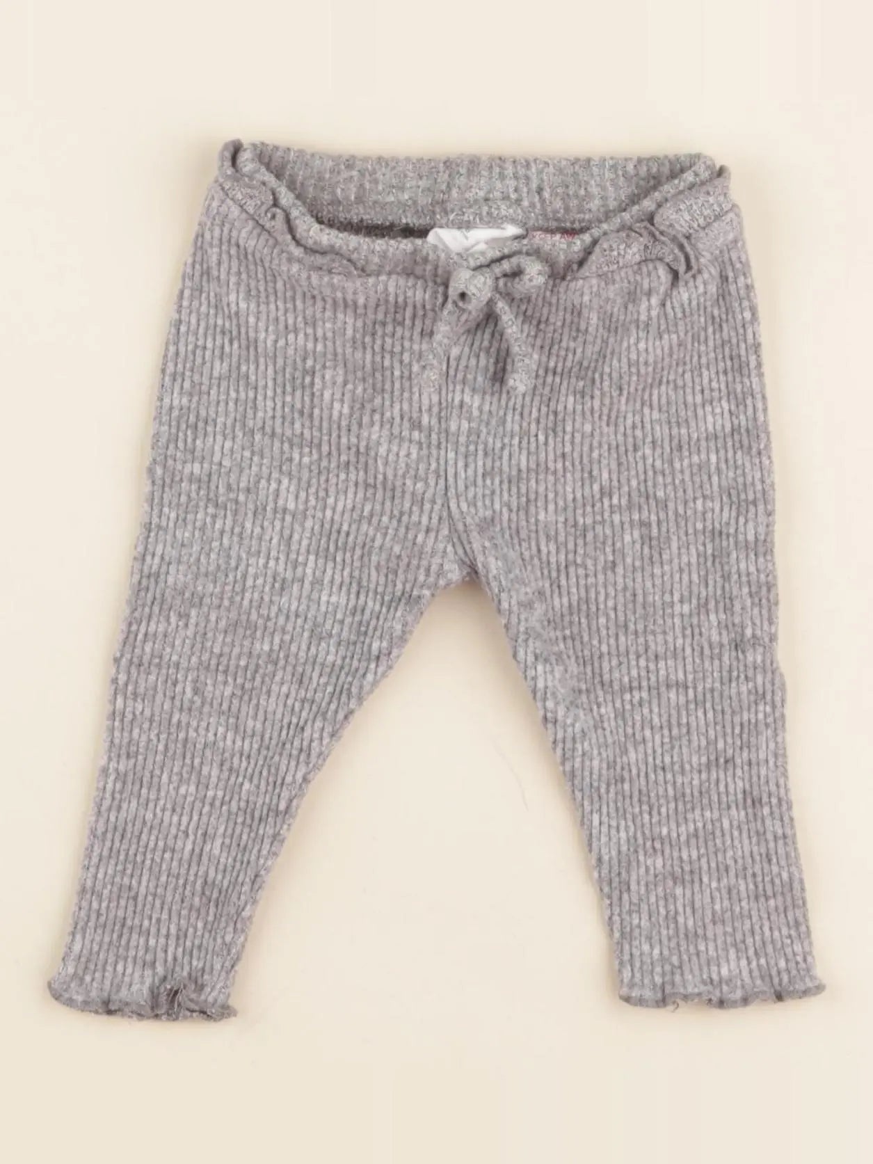 Zara - legging gris - 3/6 mois