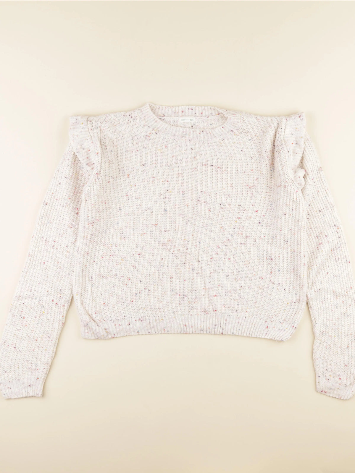 Vertbaudet - pull blanc - 10 ans
