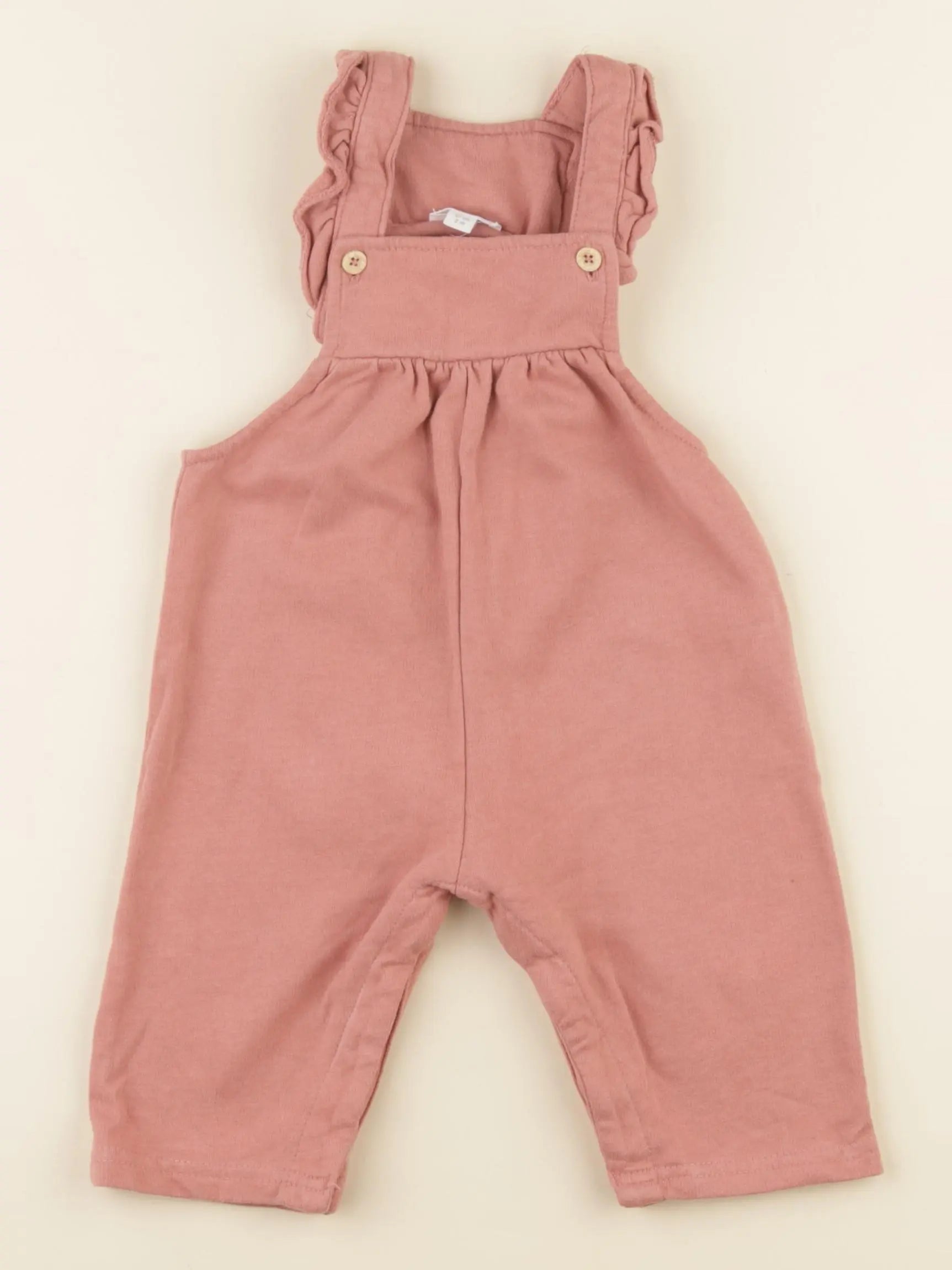 Vertbaudet - salopette rose - 6 mois